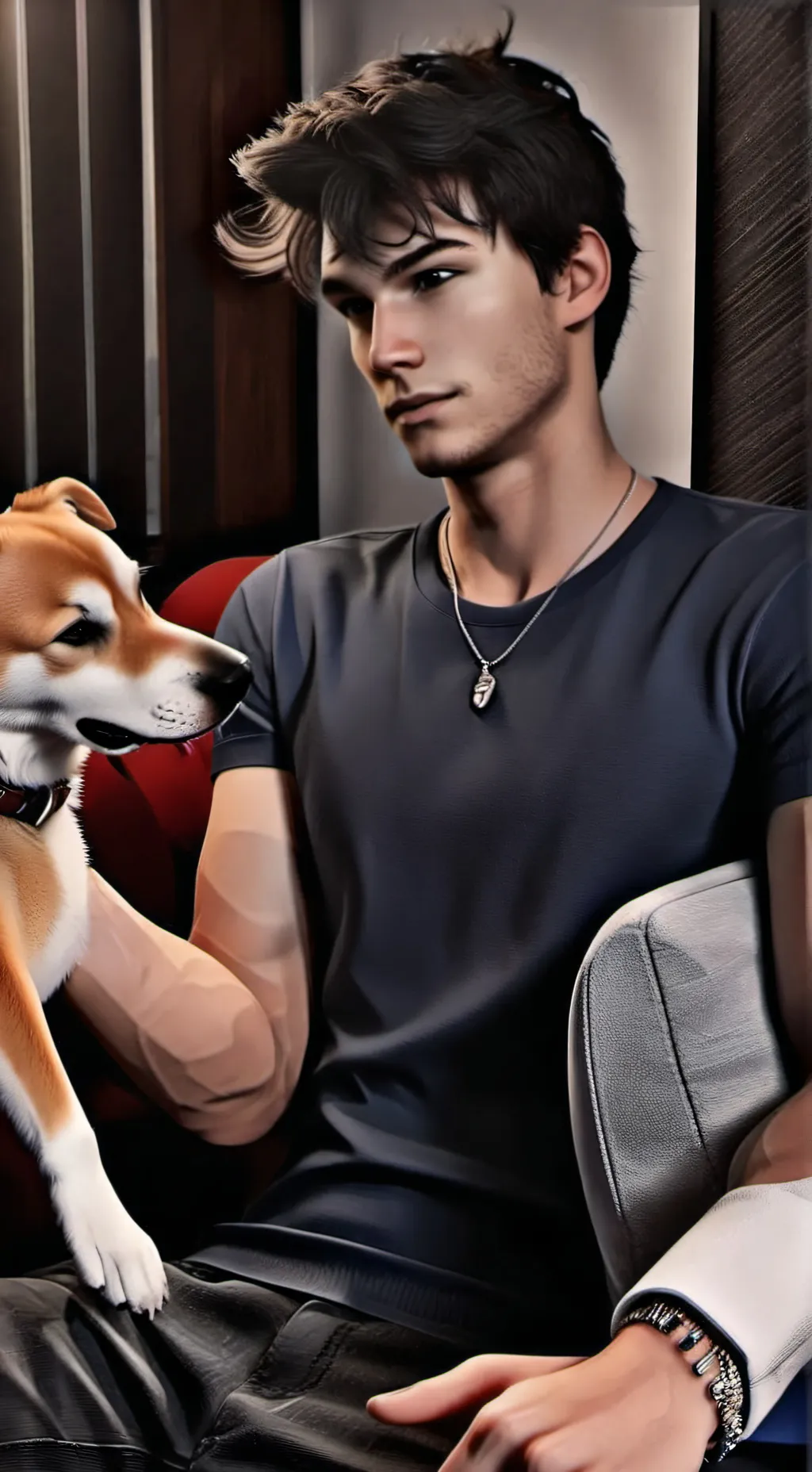 ai character: mathew  background