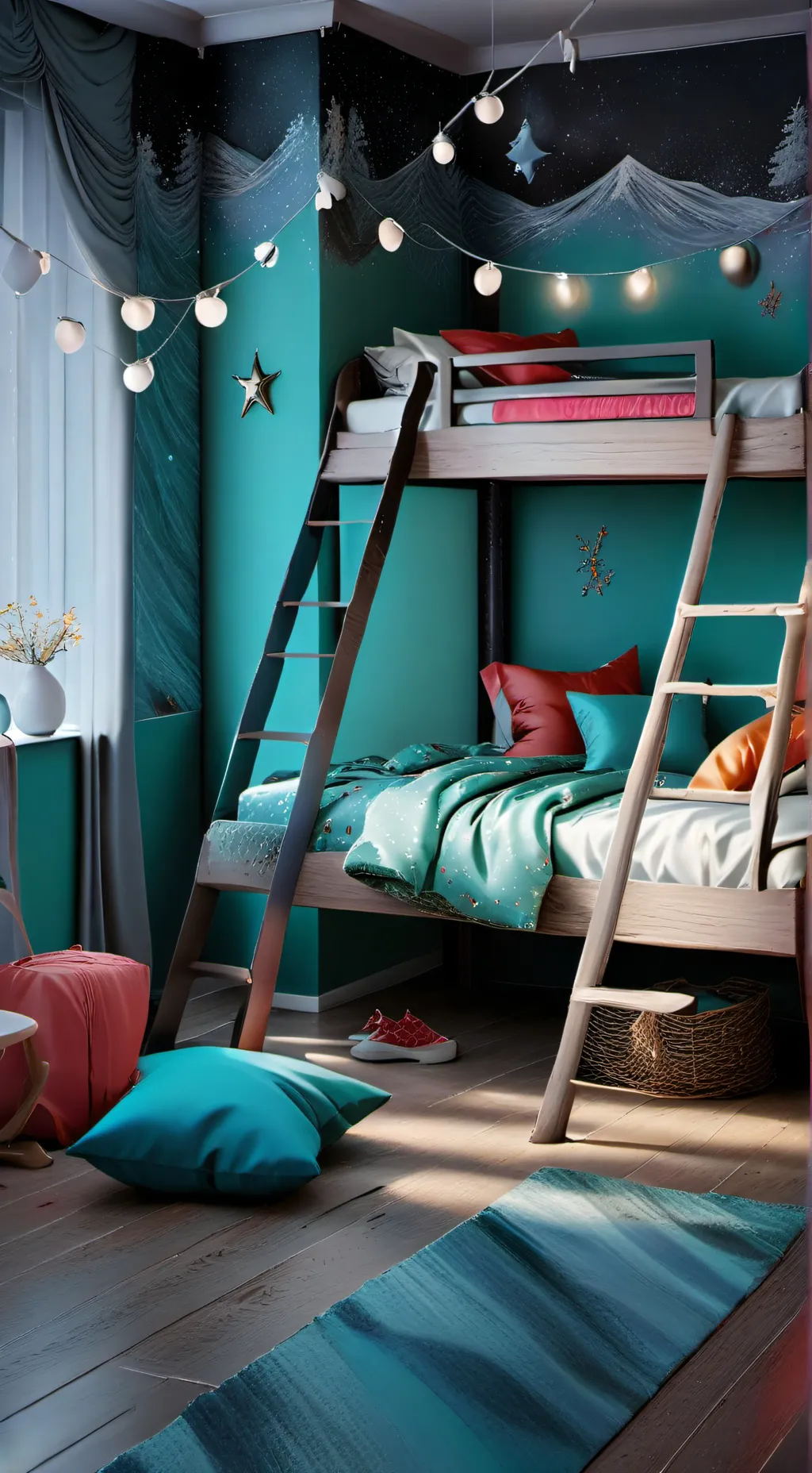 ai character: Sleepover background