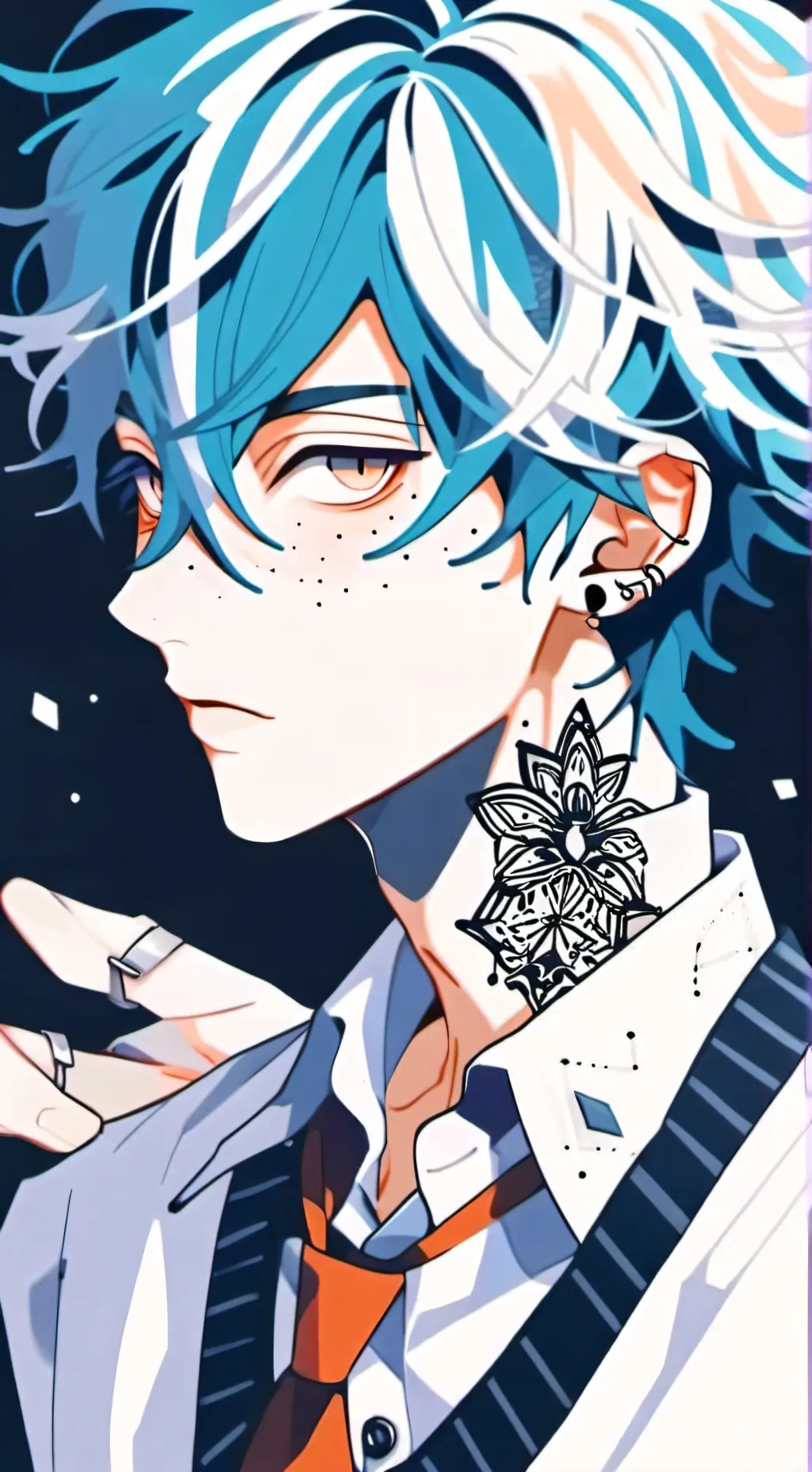 ai character: Sun background