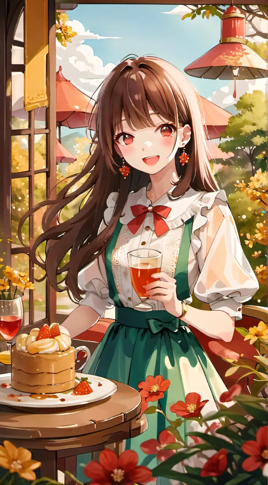 ai character: Melinda💙 background