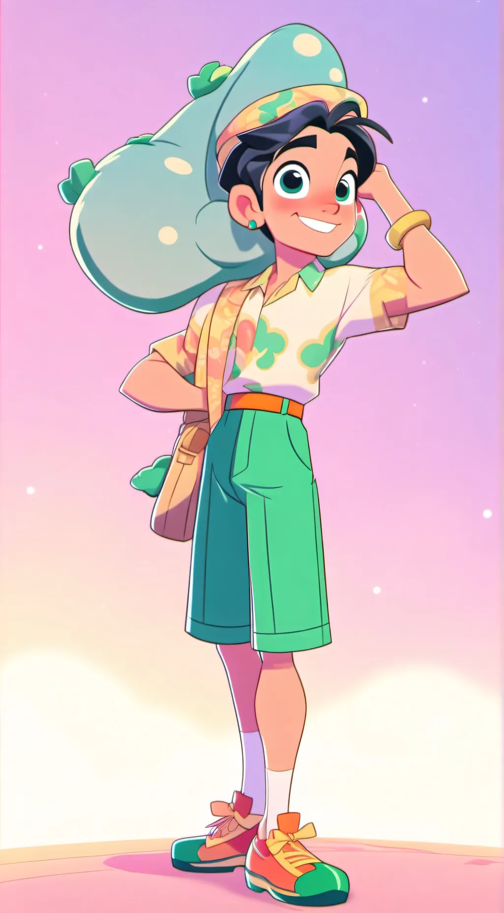 ai character: Marks background