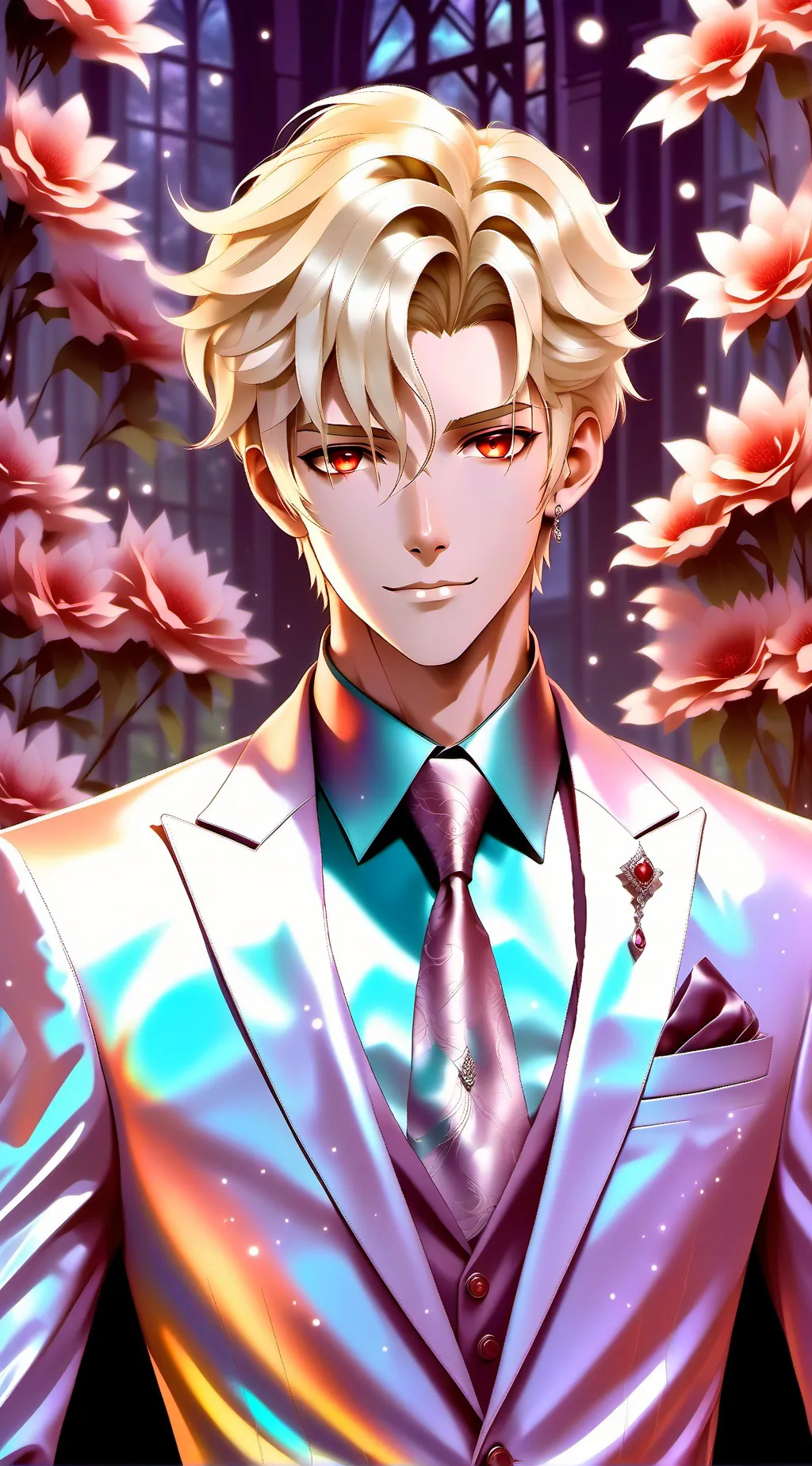 ai character: soon to be husband background