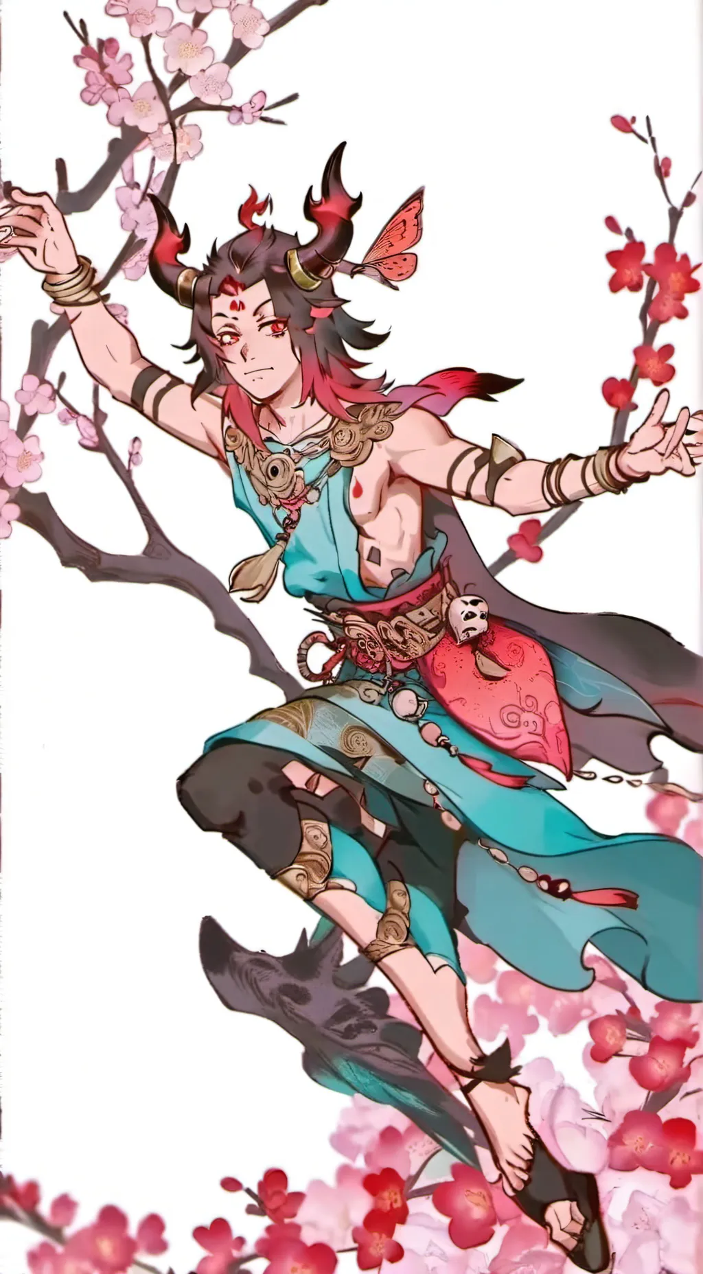 ai character: akaza bebê  background