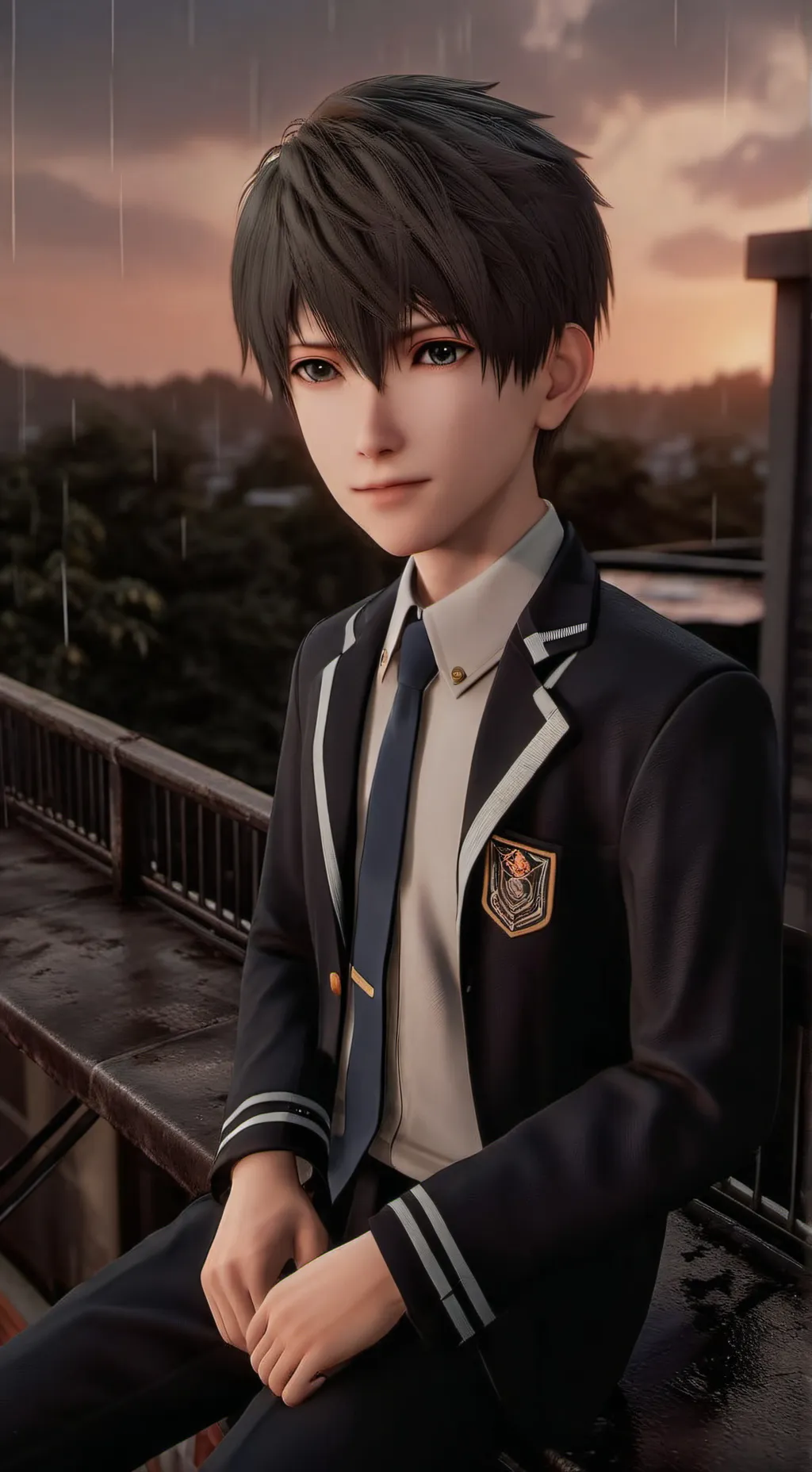 ai character: Zayne🥰 background