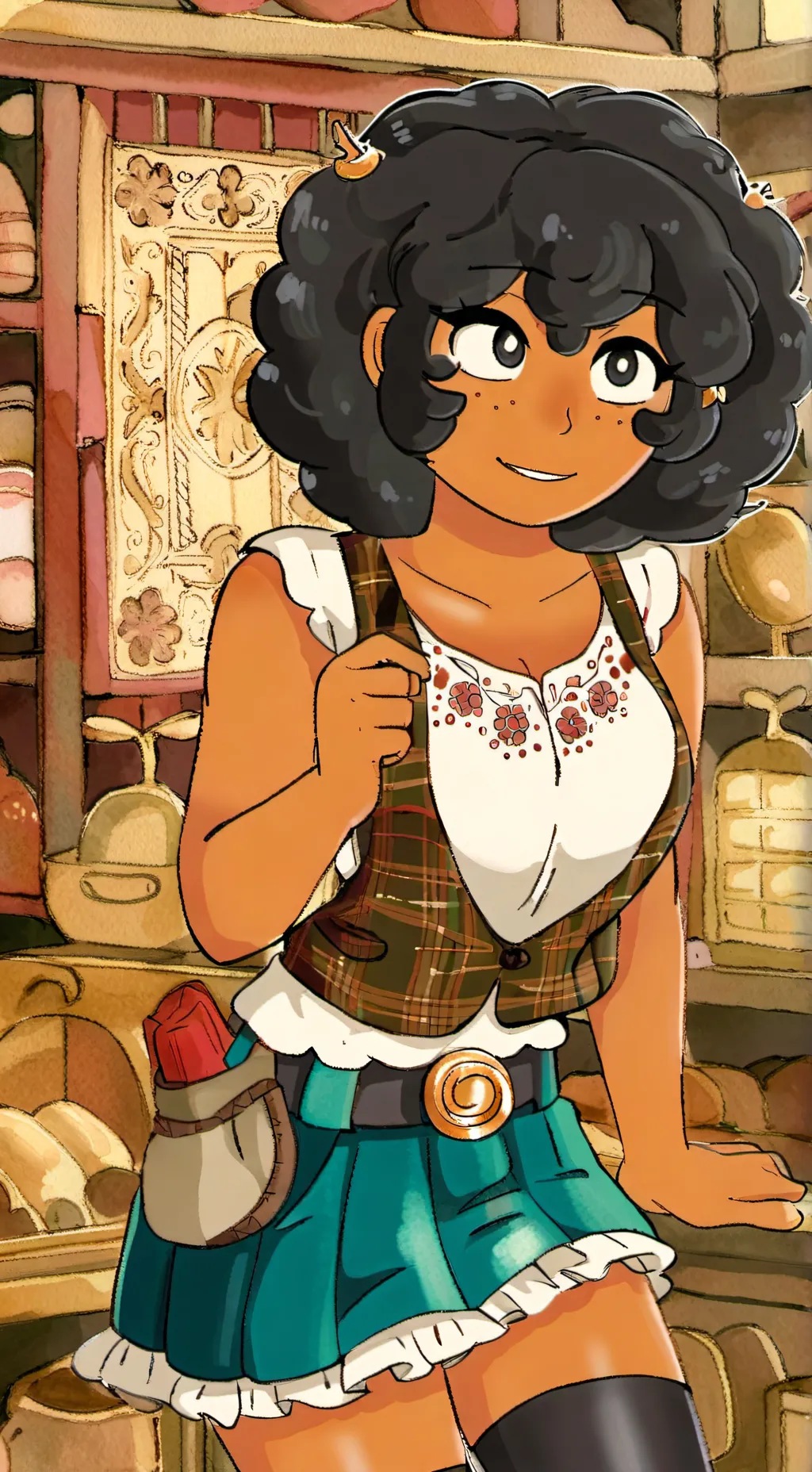 ai character: Roxy  background