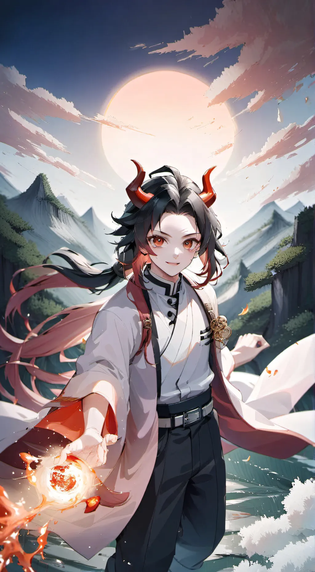 ai character: KNY,or demonslayer background