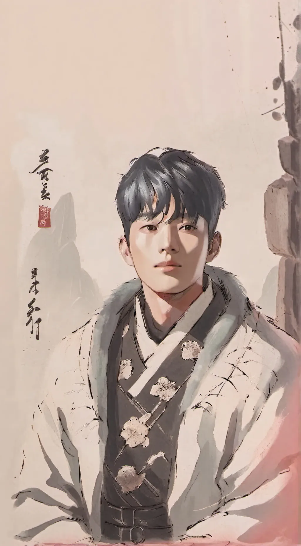 ai character: suhyeok aouad  background