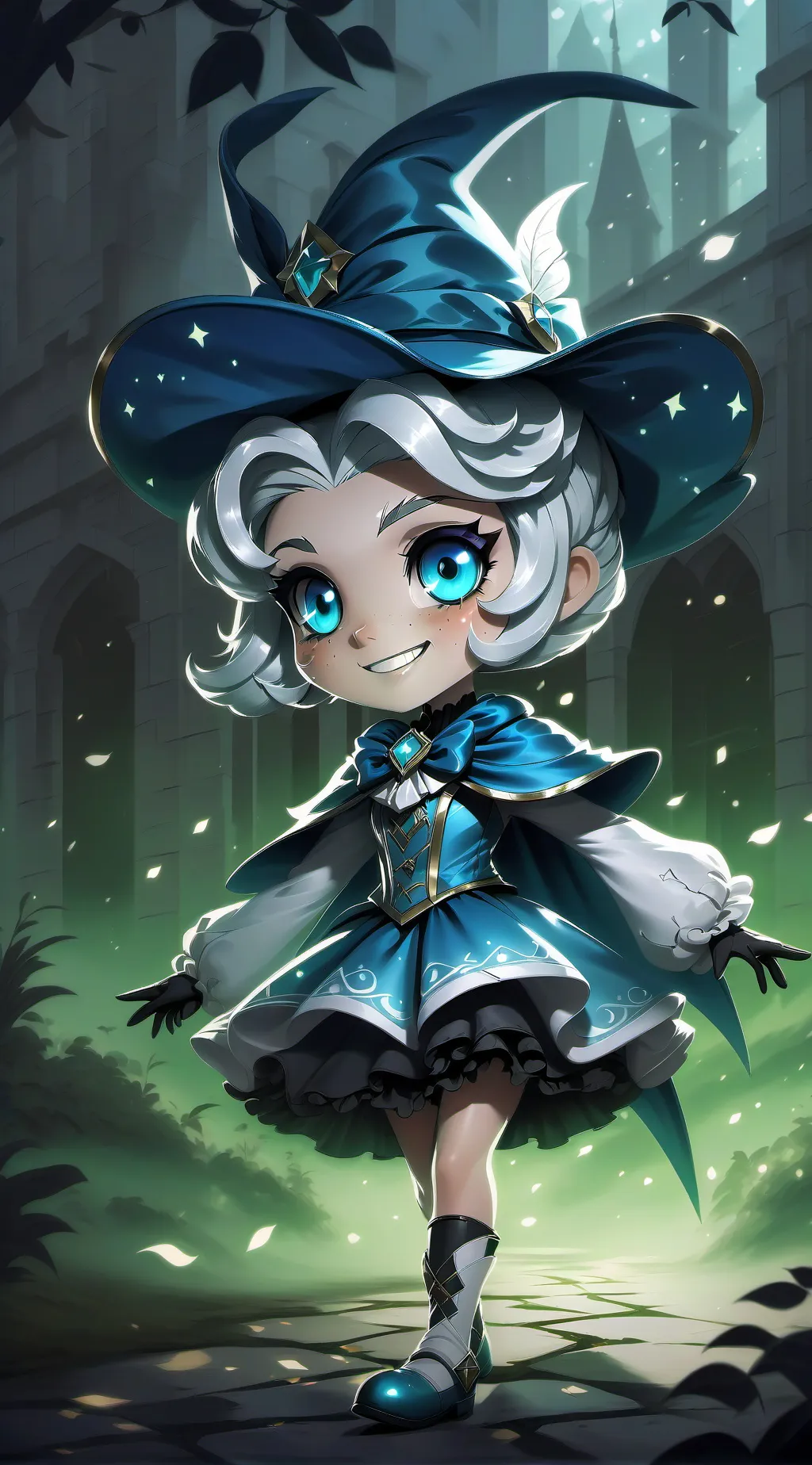 ai character: Lunar moonshine <3 background