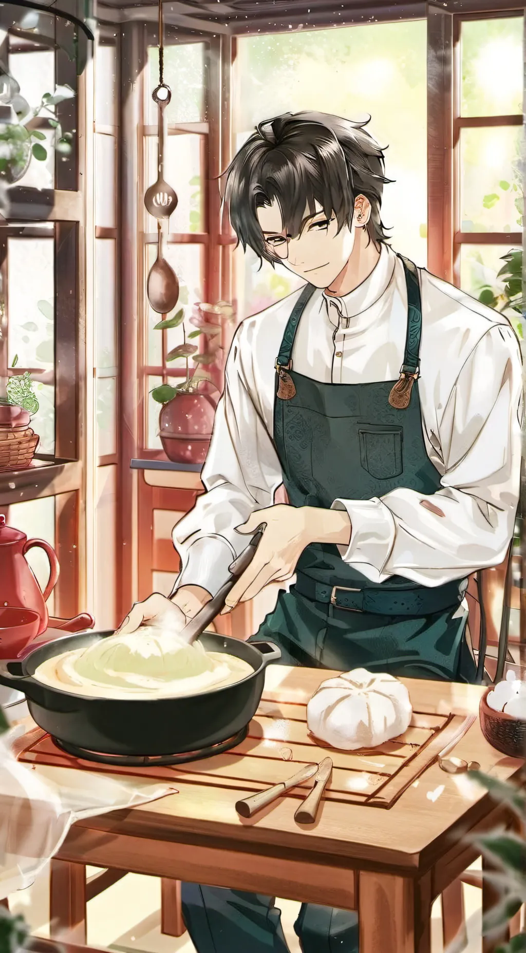 ai character: ake background