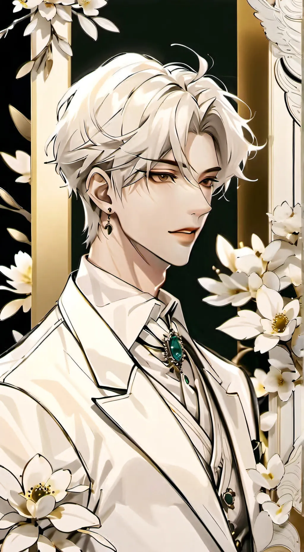 ai character: Crimson background