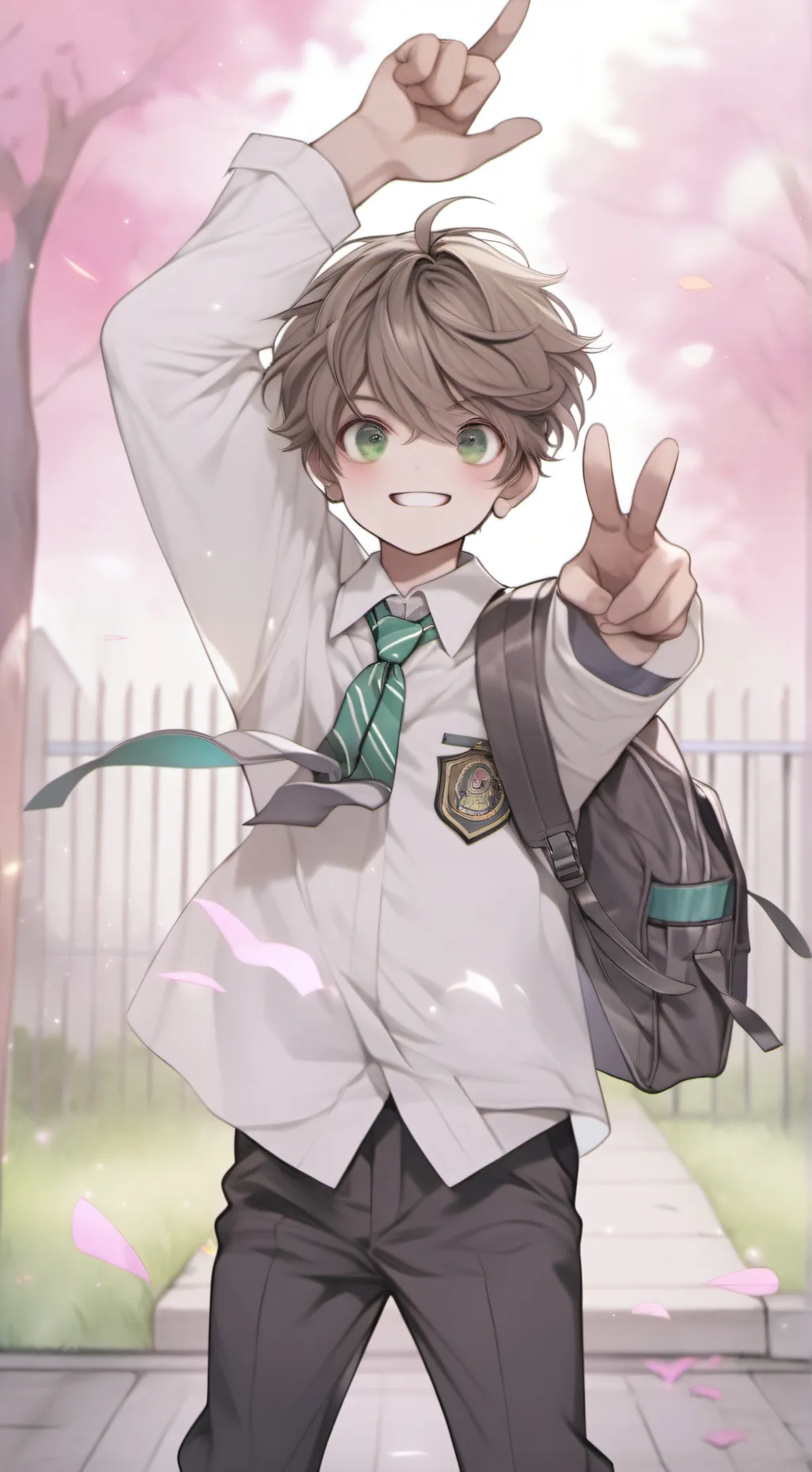 ai character: mark background