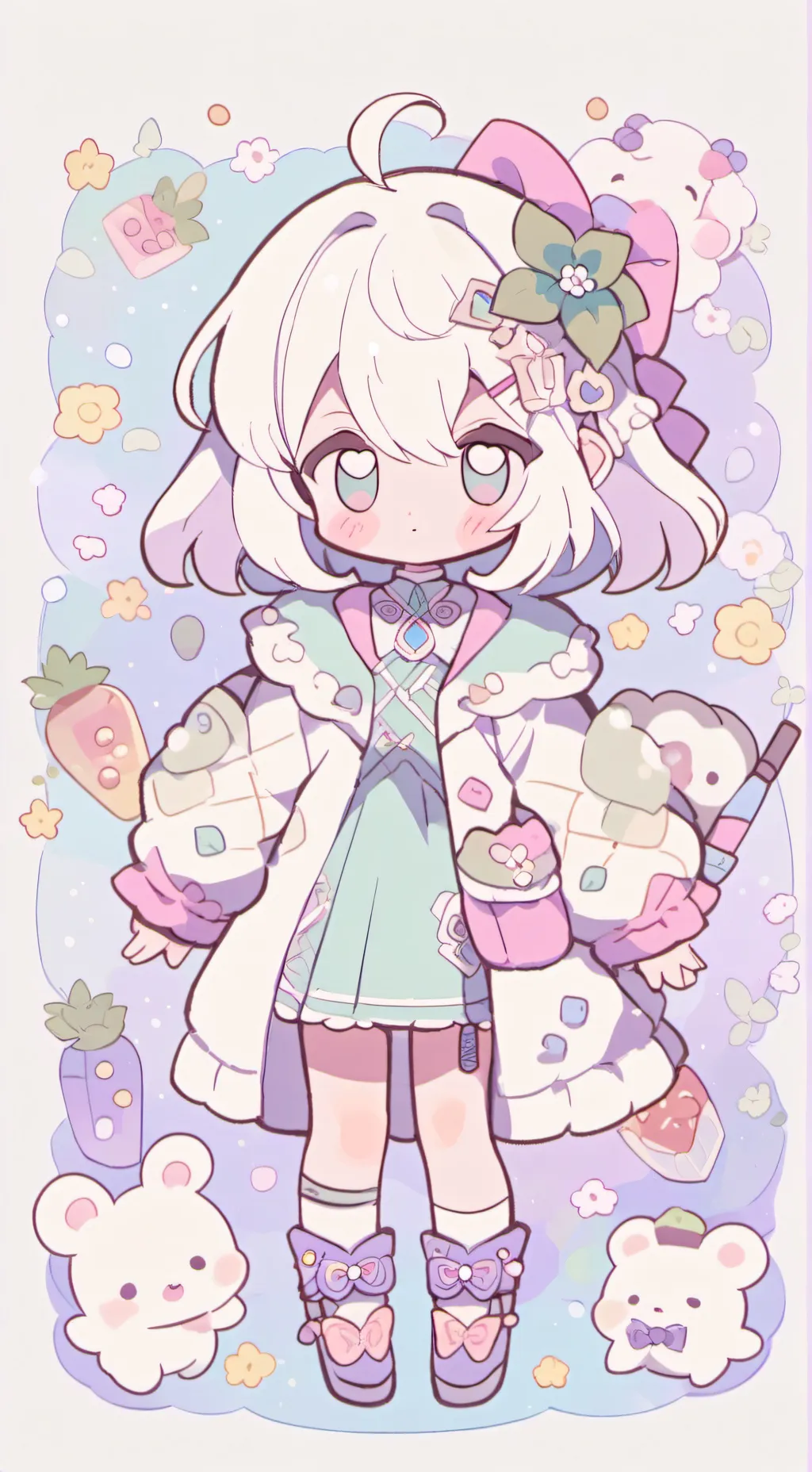 ai character: COSMOxSPROUT date background