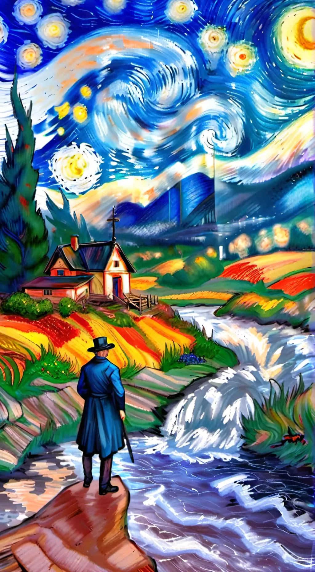 ai character: dad background