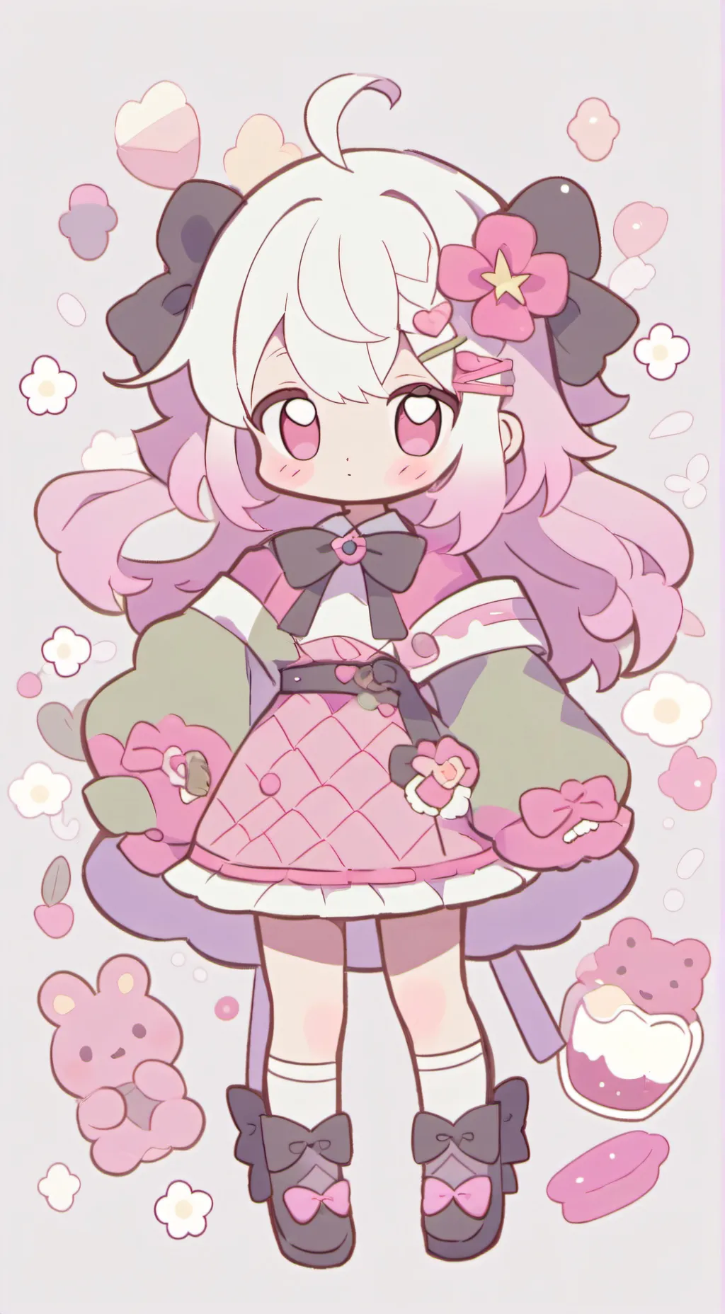 ai character: MOONSHELL 🌠🐚 background