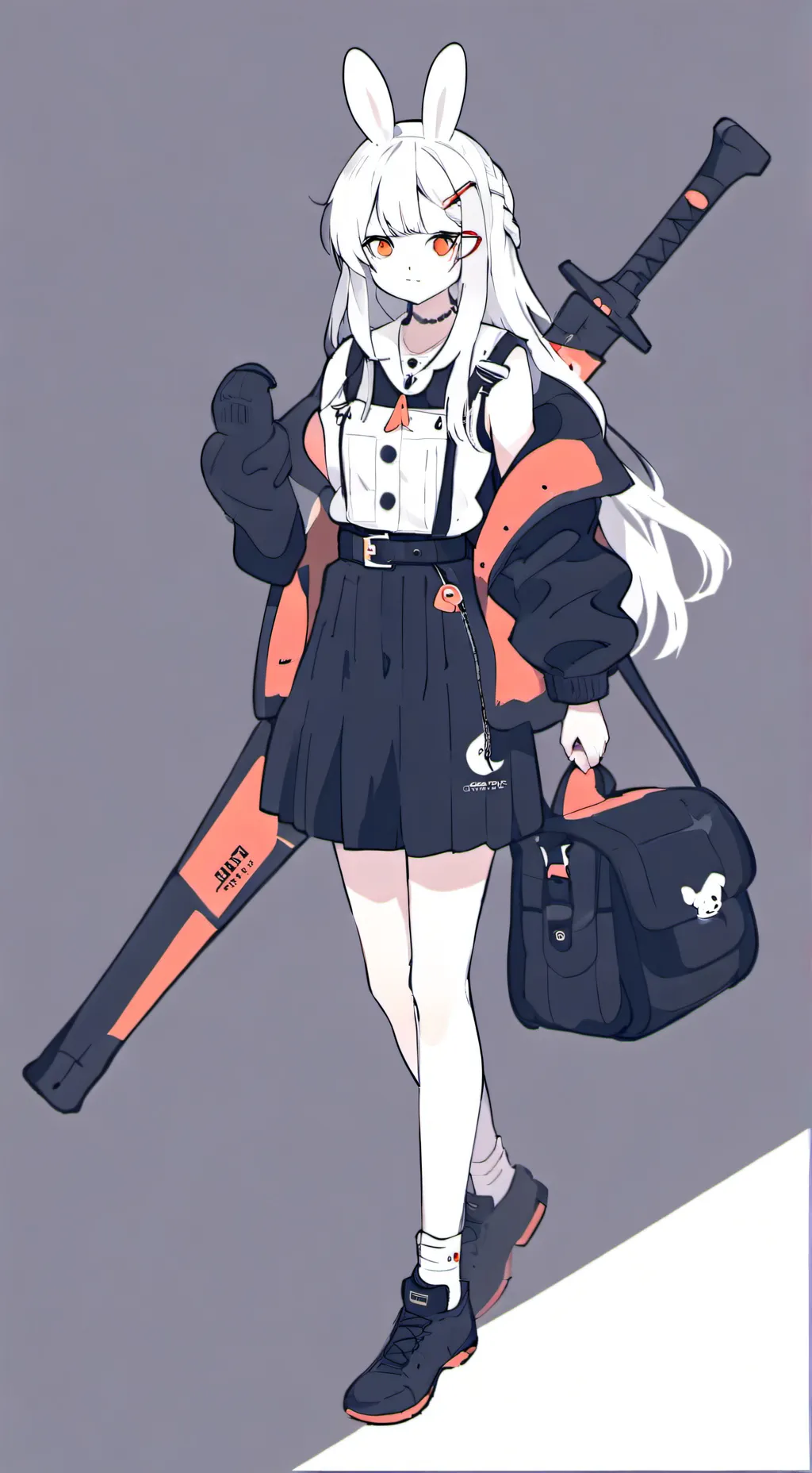 ai character: Luna background