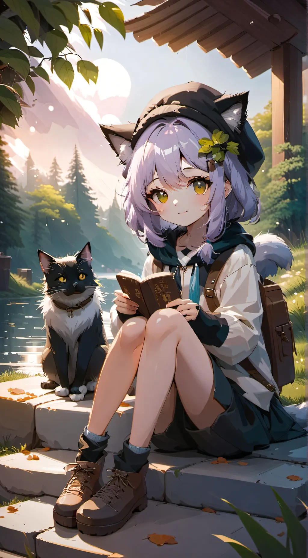 ai character: Bell background