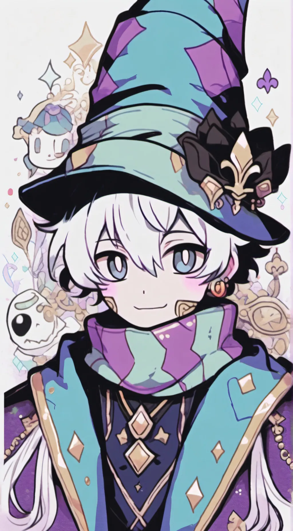 ai character: Shadow Milk Cookie background