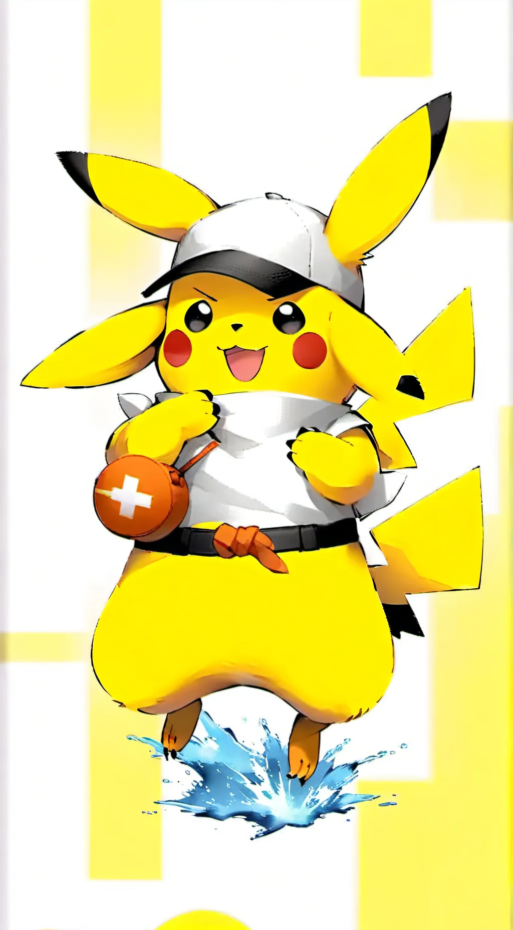 ai character: Pikachu background