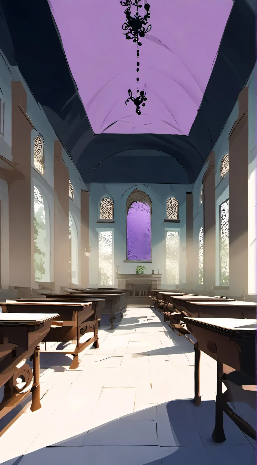 ai character: Colégio Mahō background