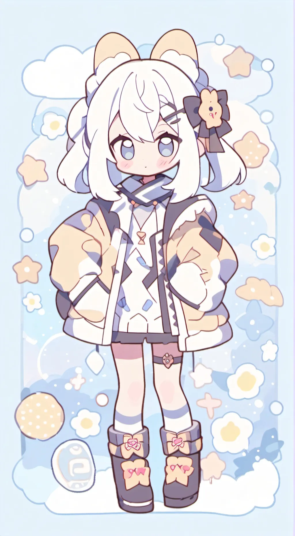 ai character: conejita 2 background