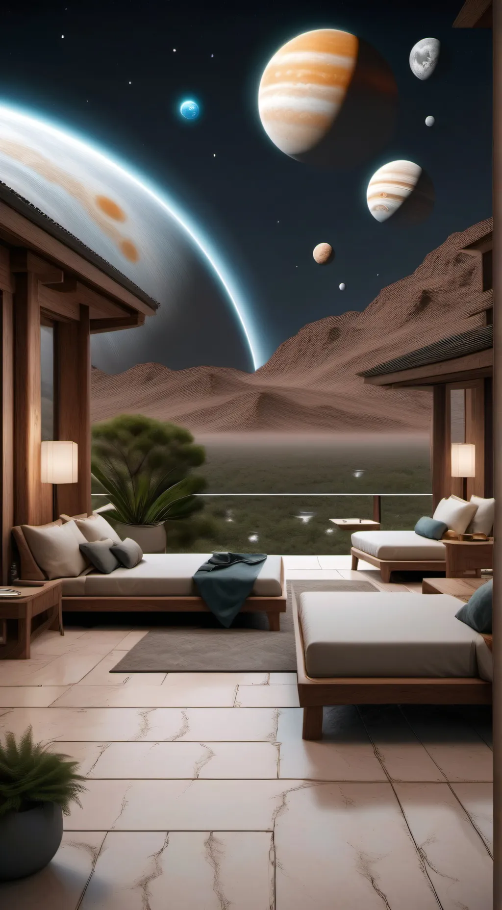 ai character: Tsams house party! background