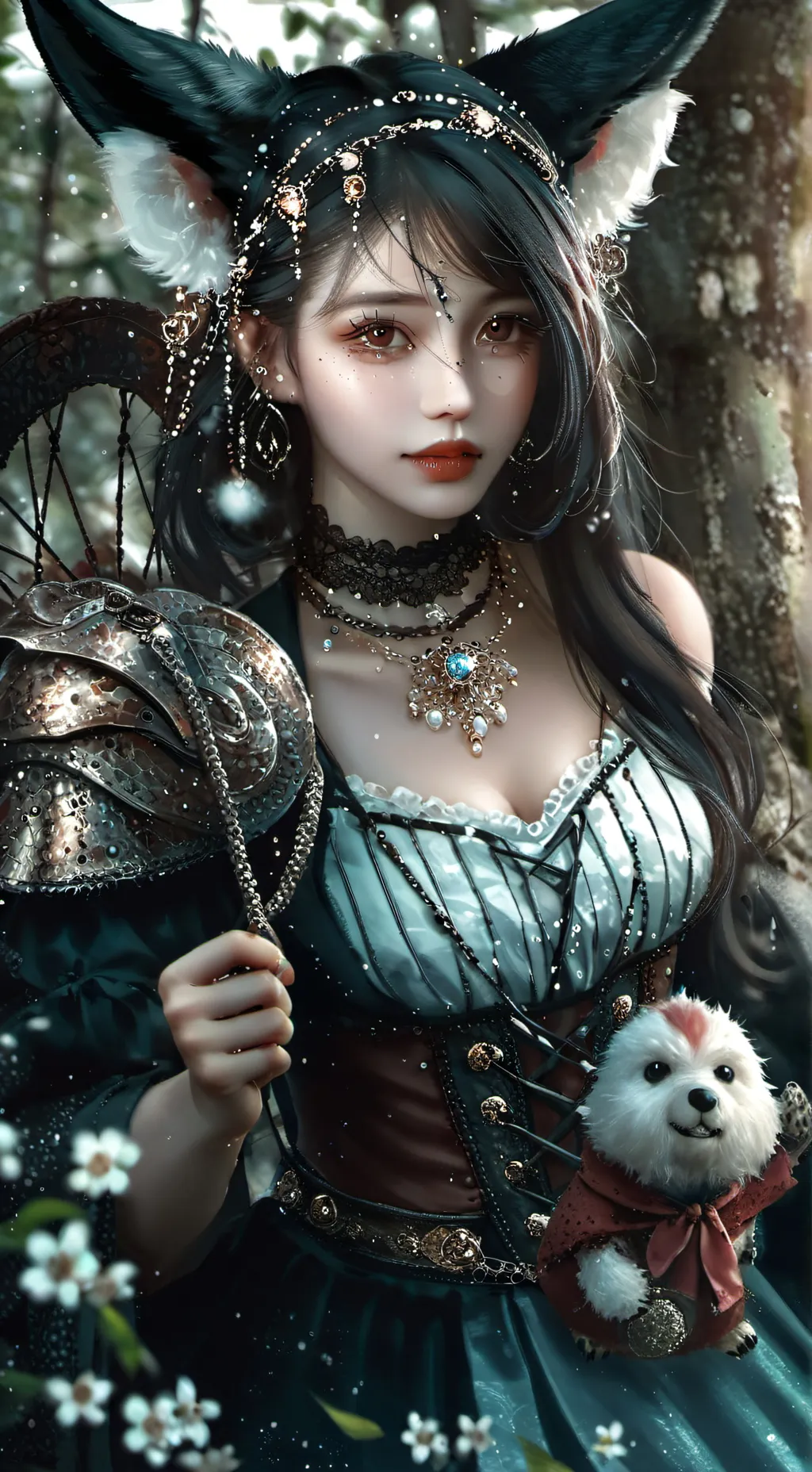 ai character: Lily  background