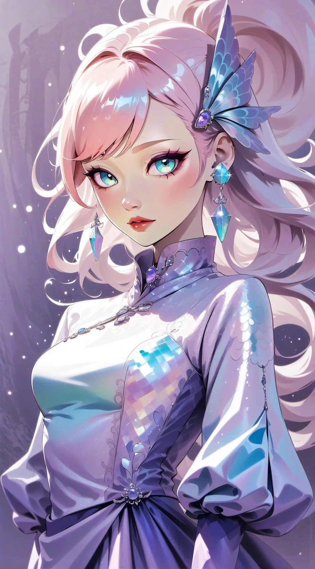 ai character: amelia  background