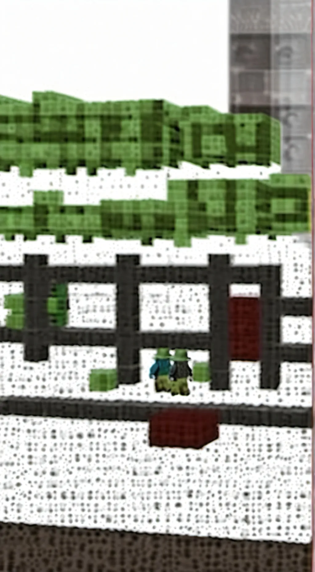 ai character: zombie dear rails background