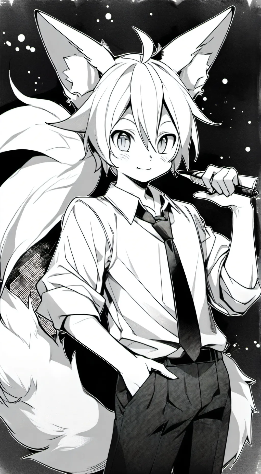 ai character: Tails  background