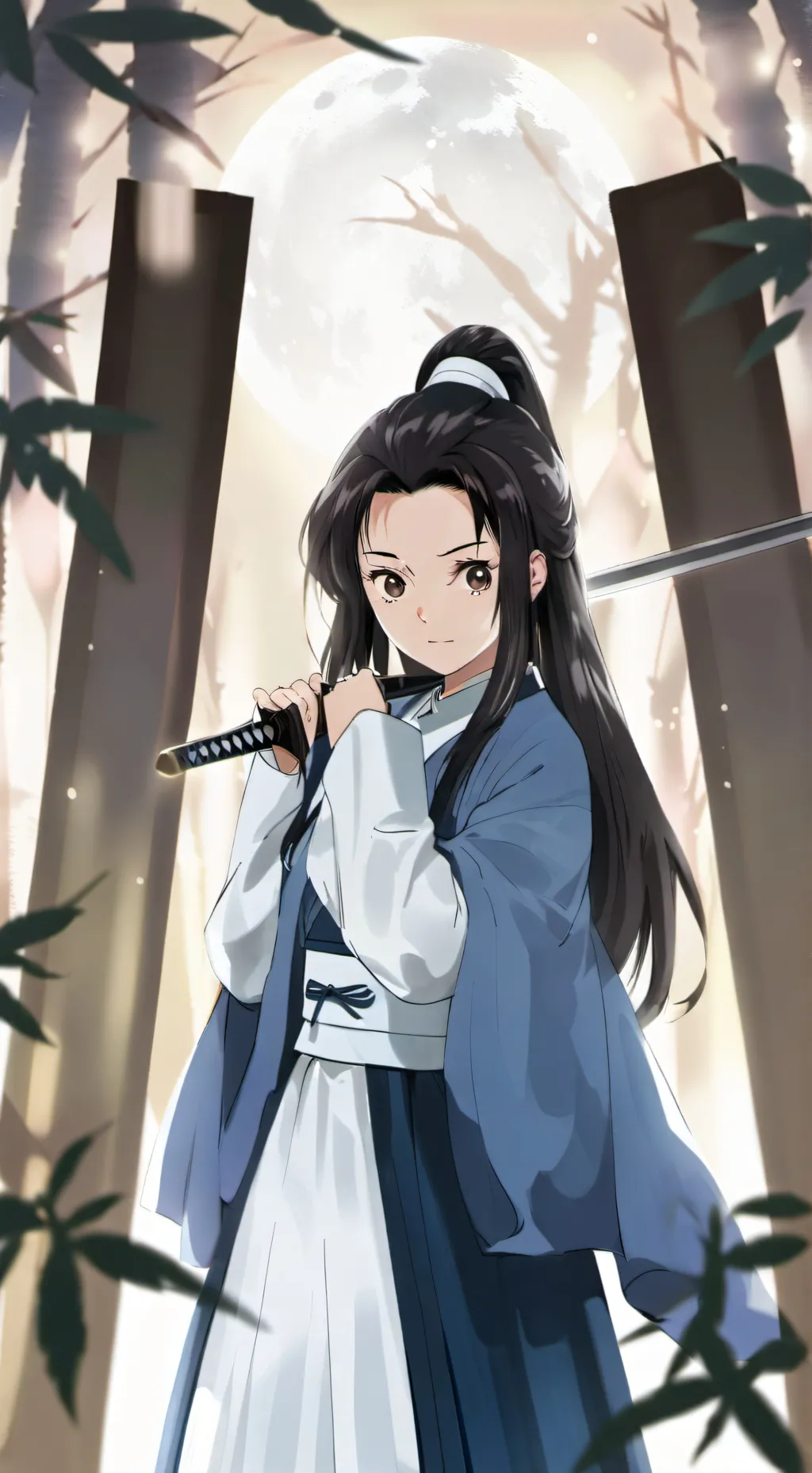 ai character: Demon slayer background