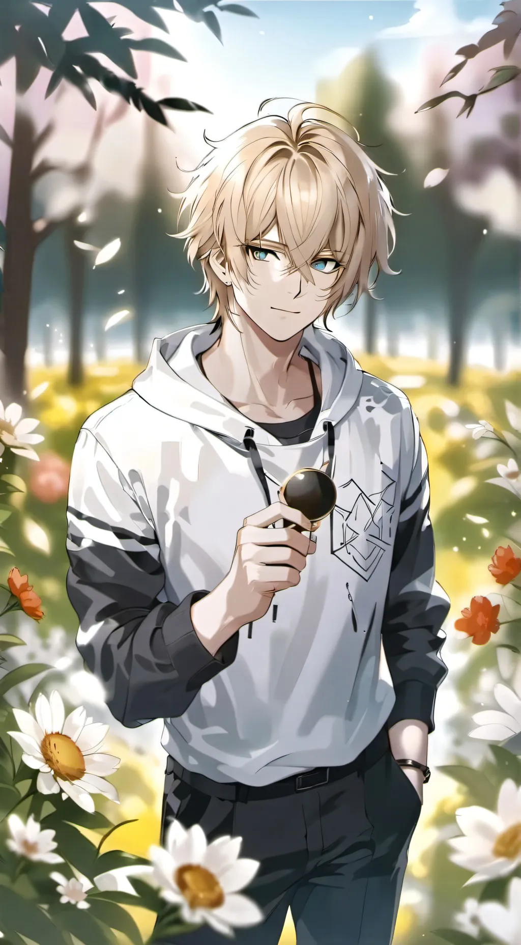 ai character: Leon background