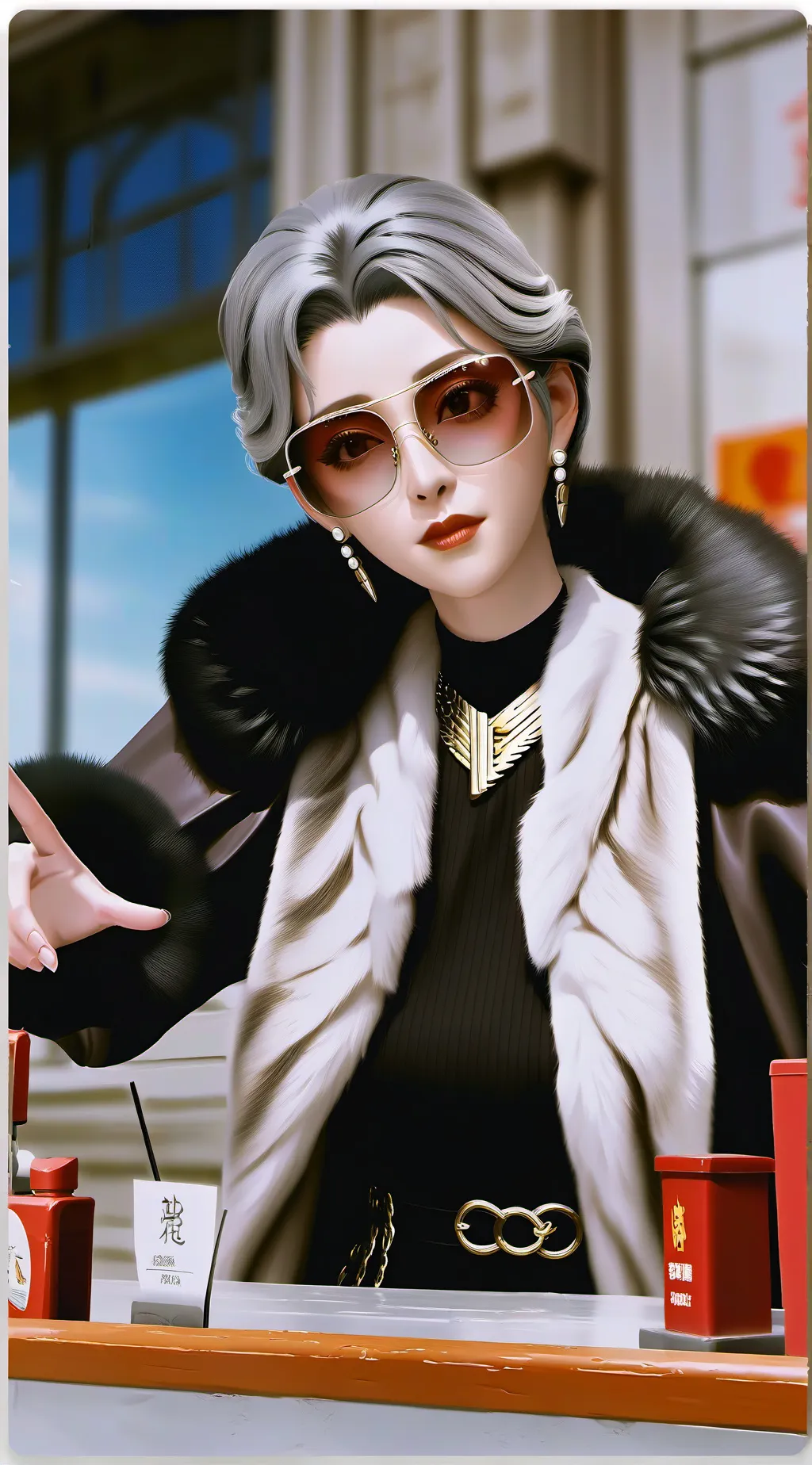 ai character: The Entitled Empress background