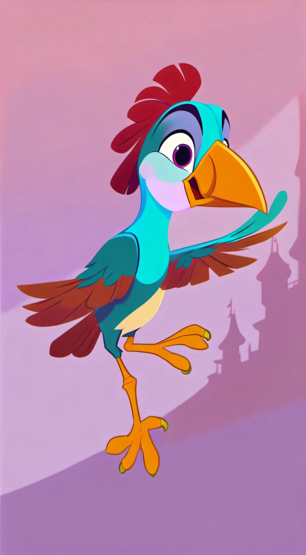 ai character: Duolingo  background