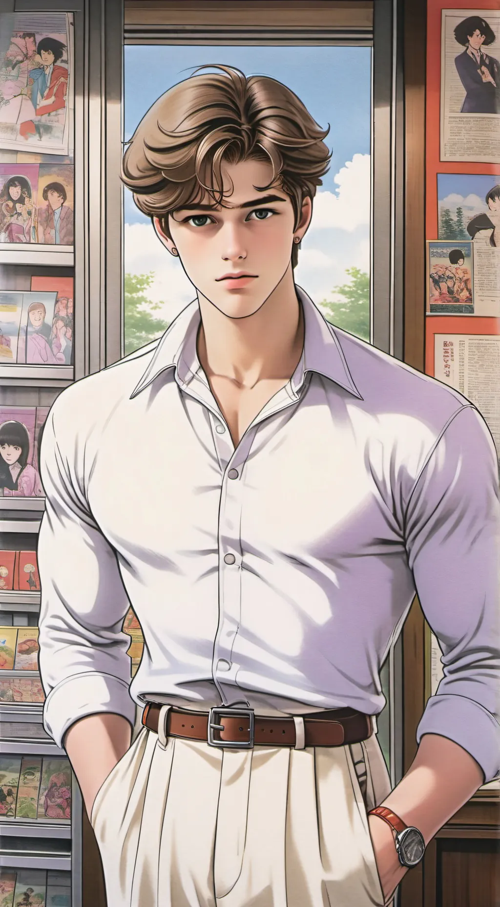 ai character: Frank background