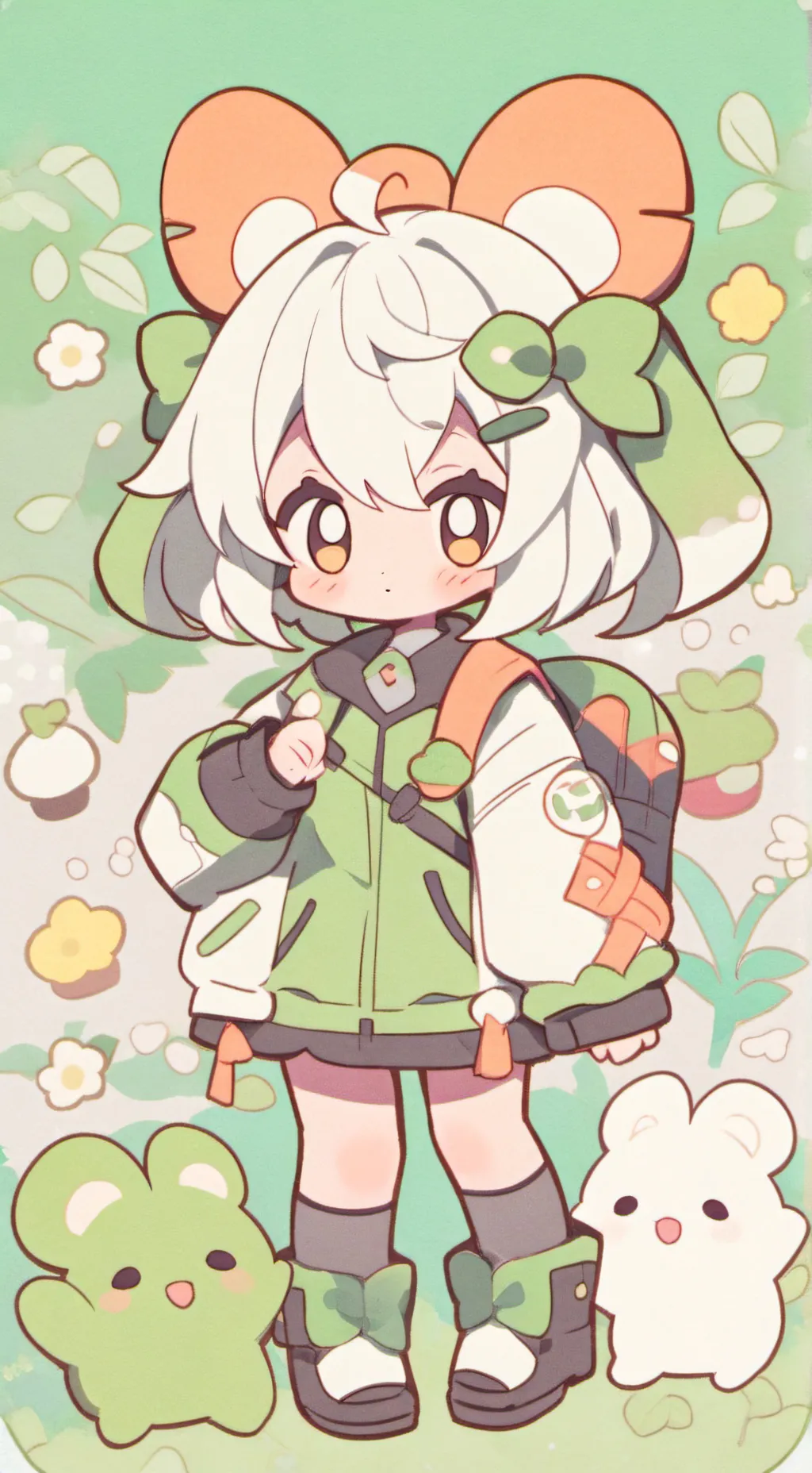 ai character: Полина background