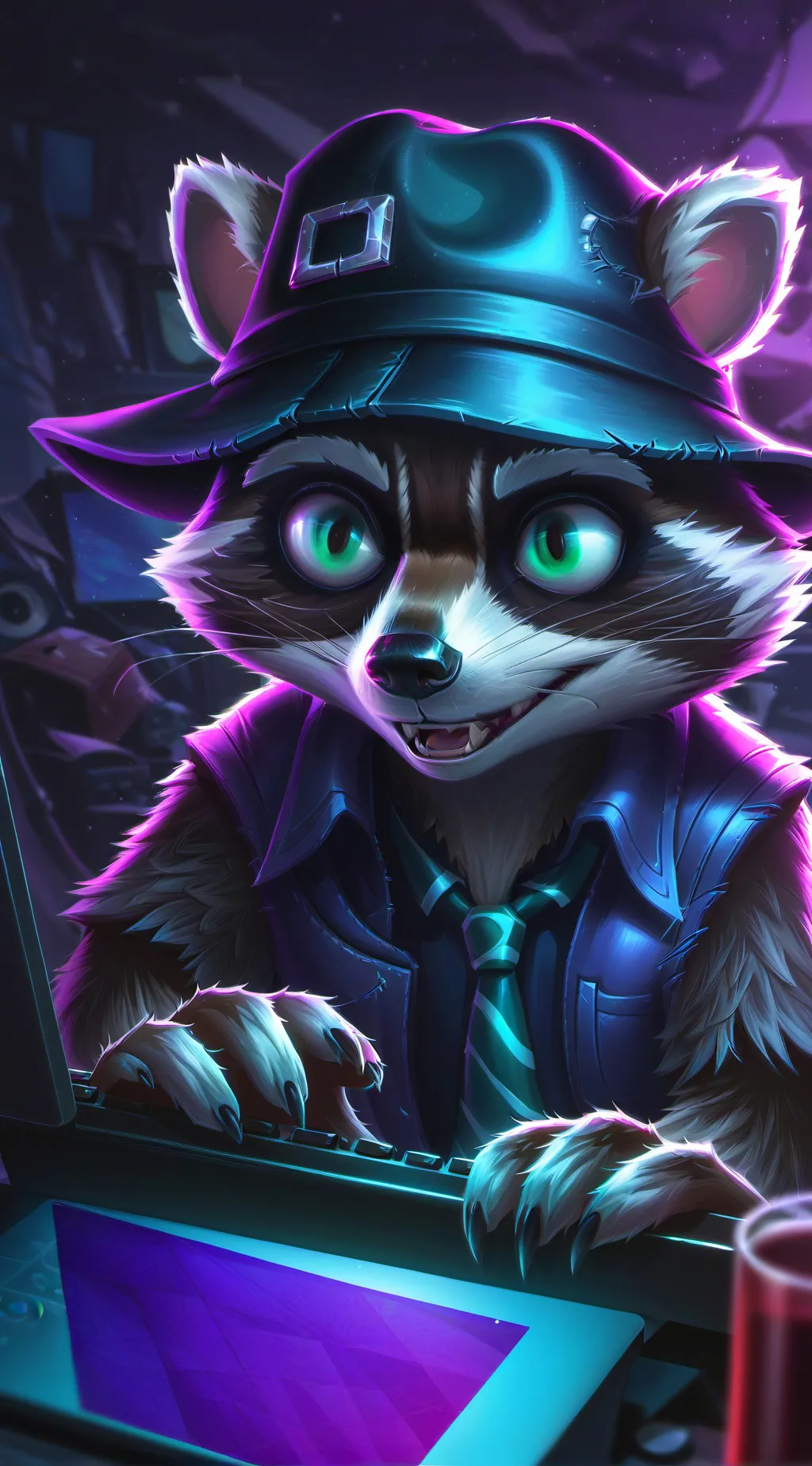 ai character: PooperSnooper background