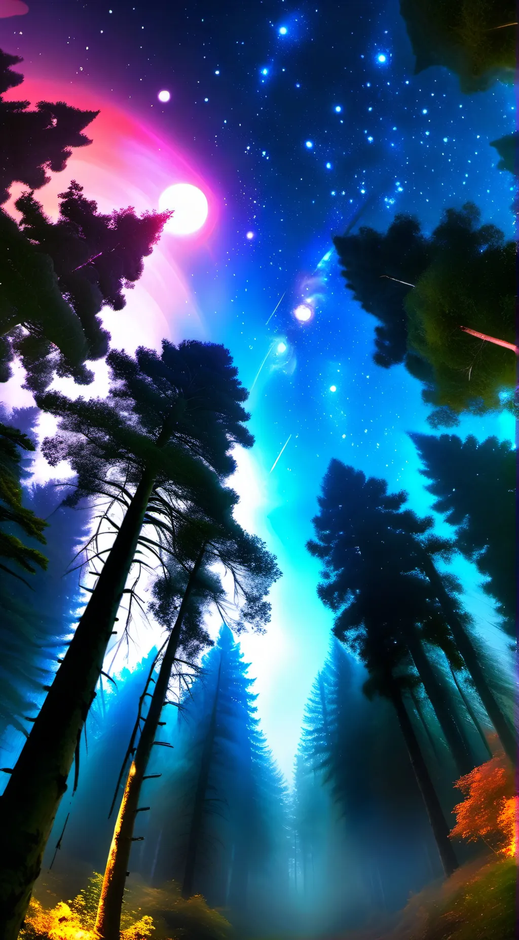 ai character: camping background