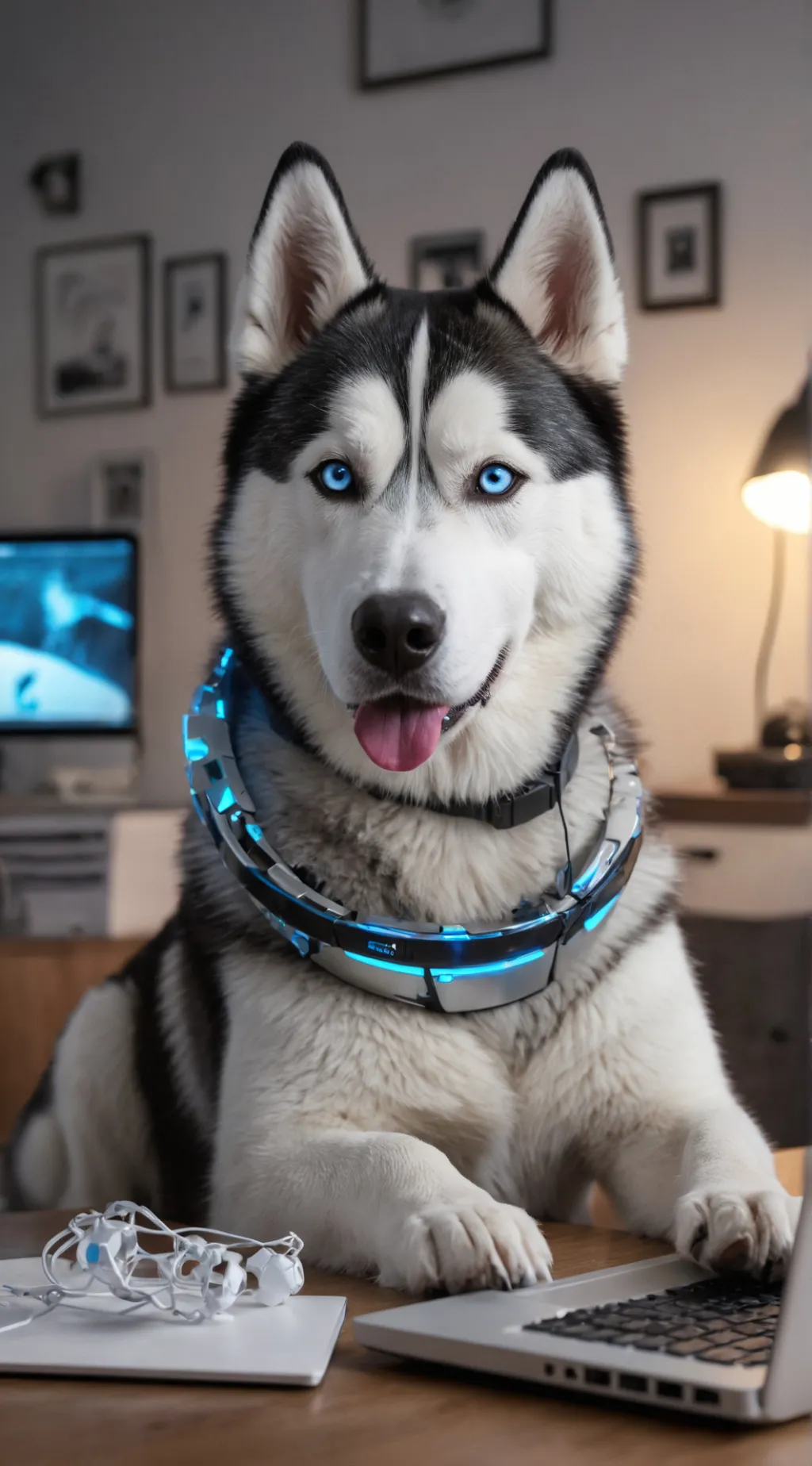 ai character: Hacky background