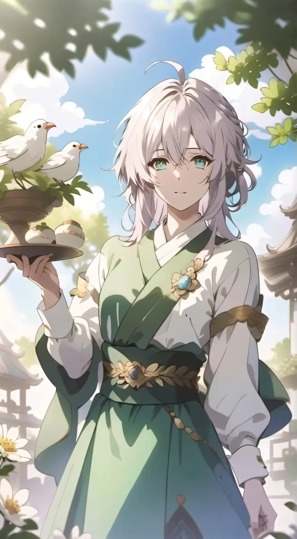 ai character: Mica background