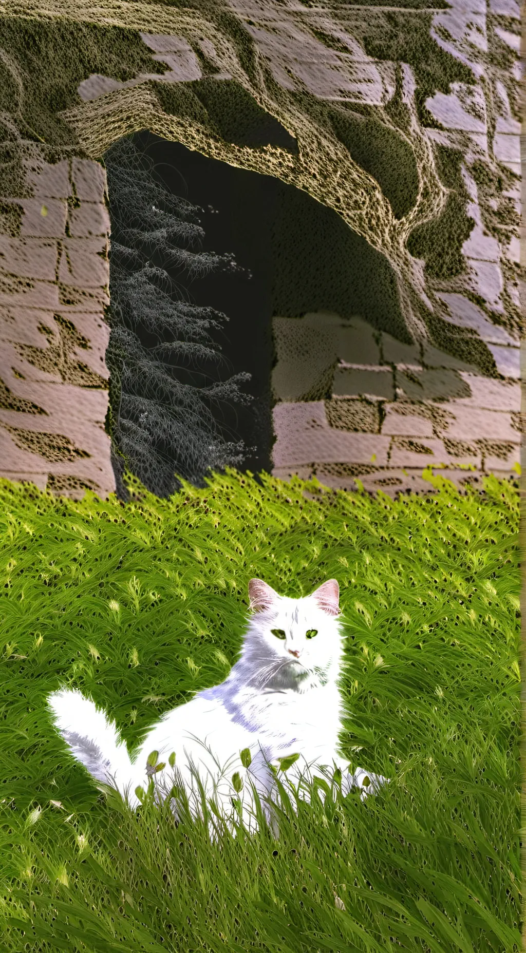 ai character: magic cat background