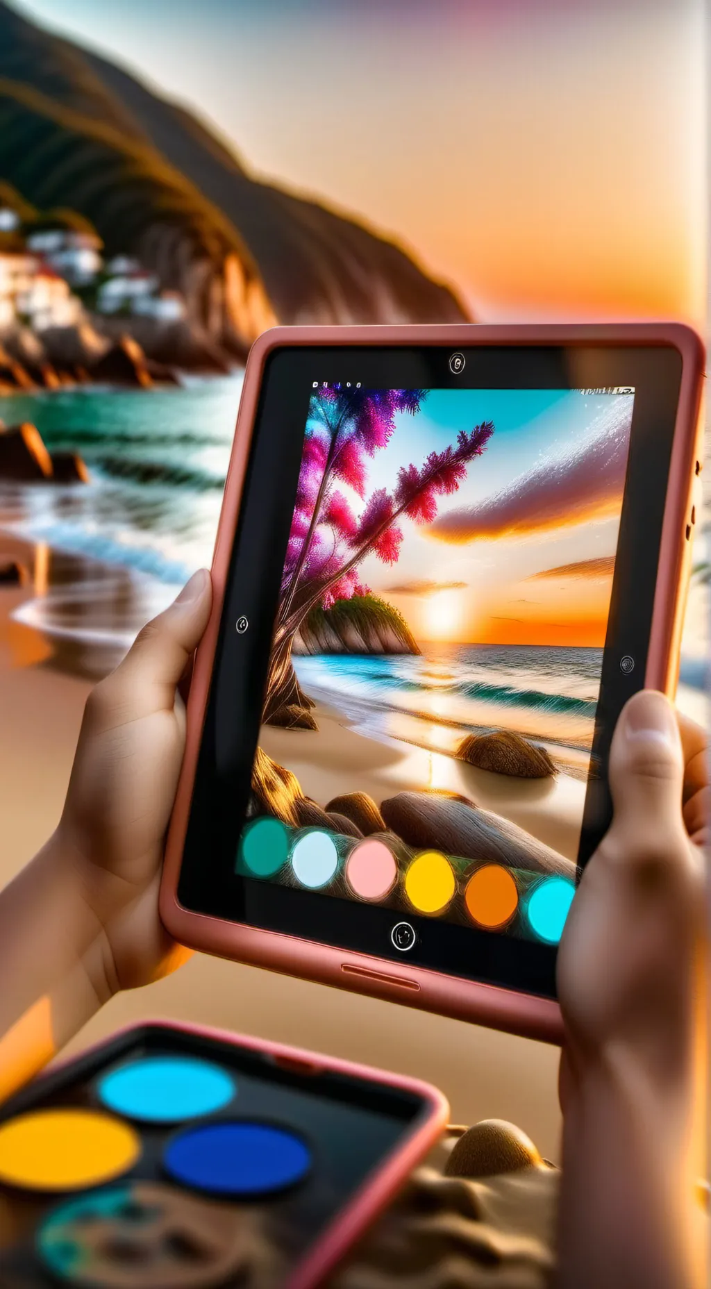 ai character: picture generator background