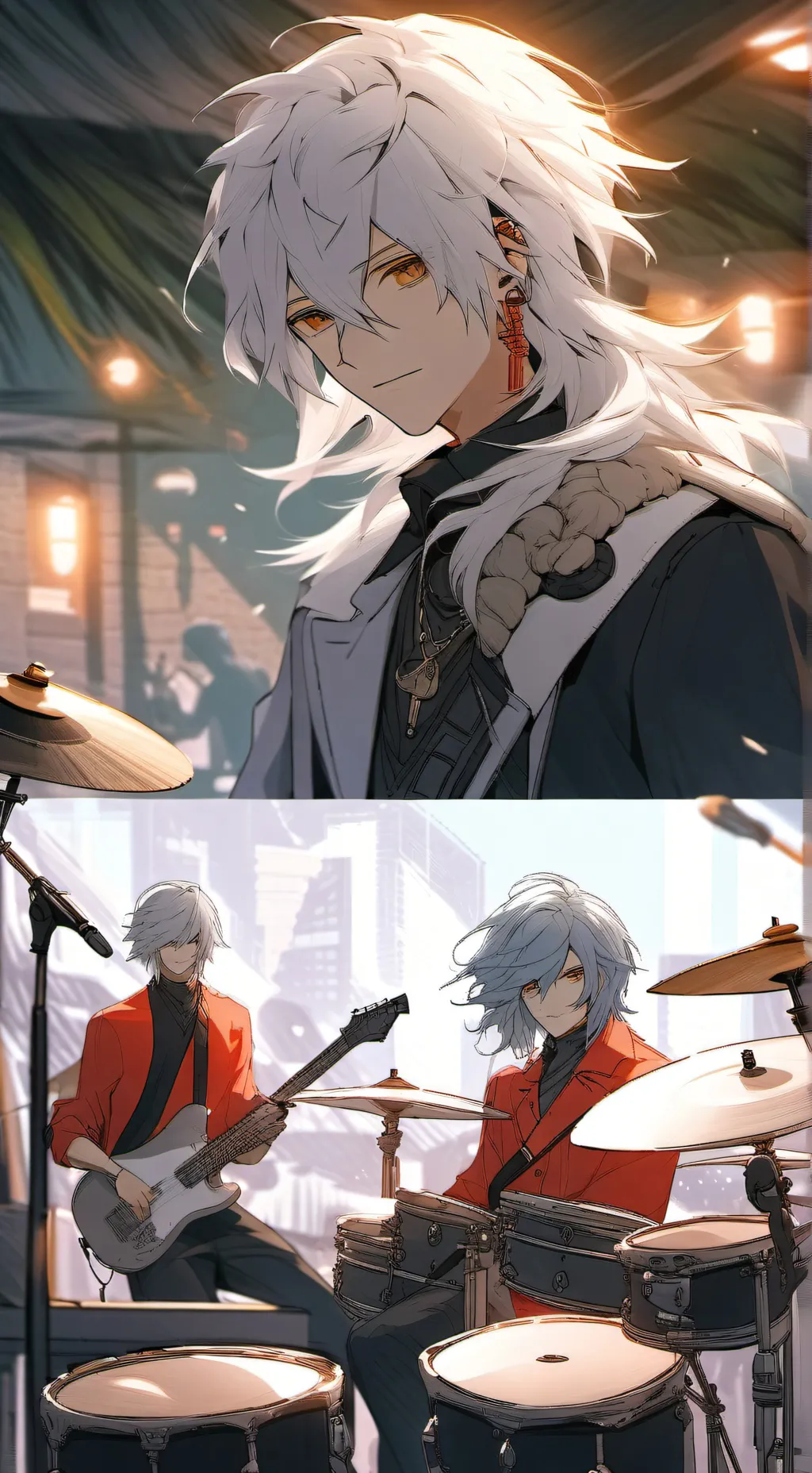 ai character: dark disco (band) background