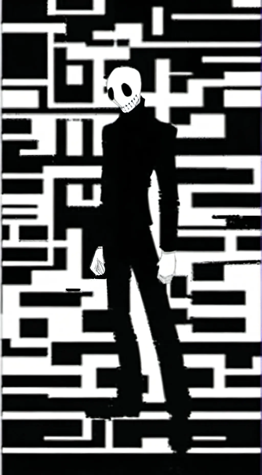 ai character: w.d gaster background