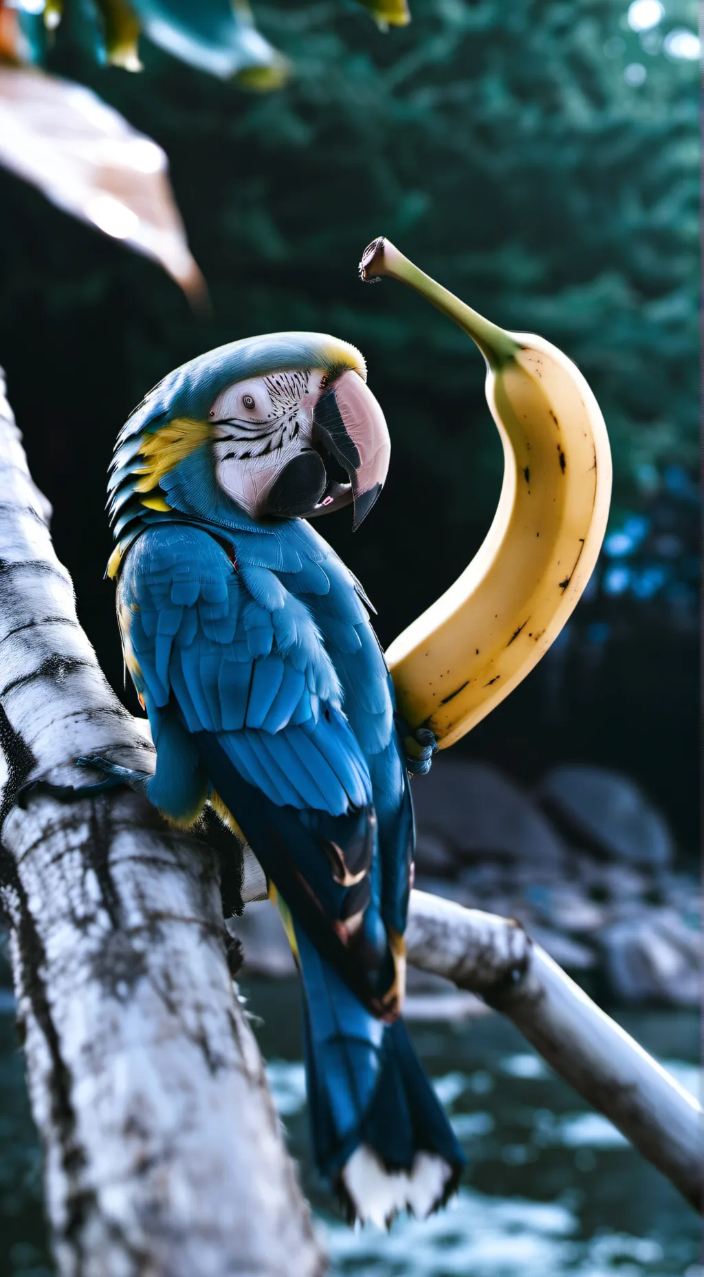 ai character: indiano banano background