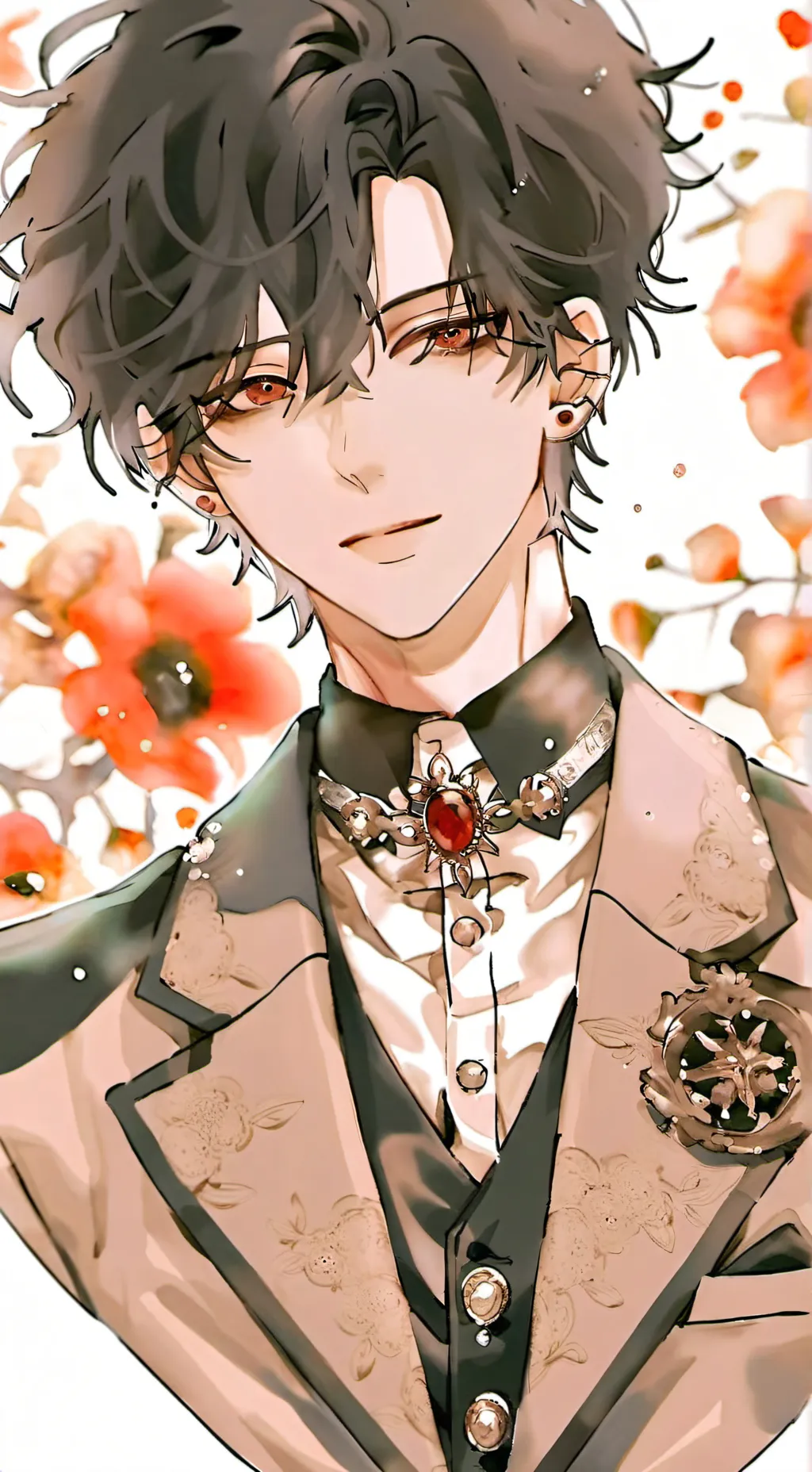 ai character: 🪻  ~ Azure background