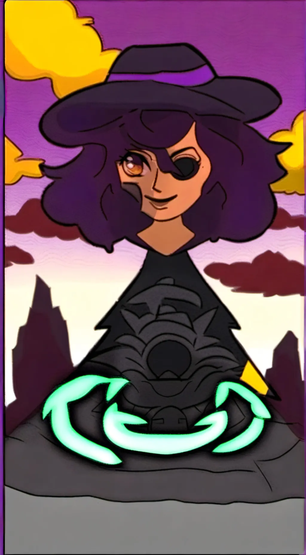 ai character: Luz  tian Br  background