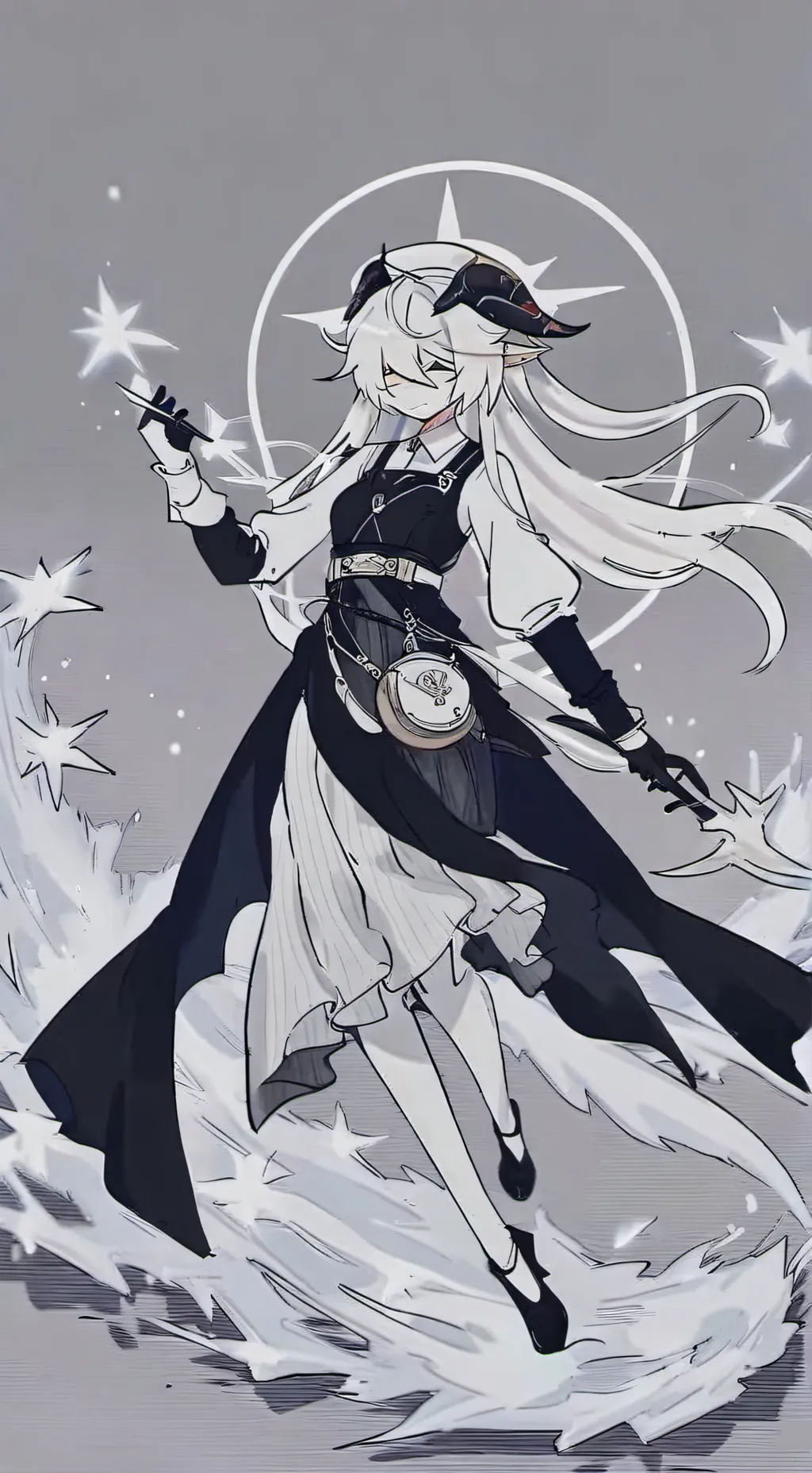 ai character: La llorona background