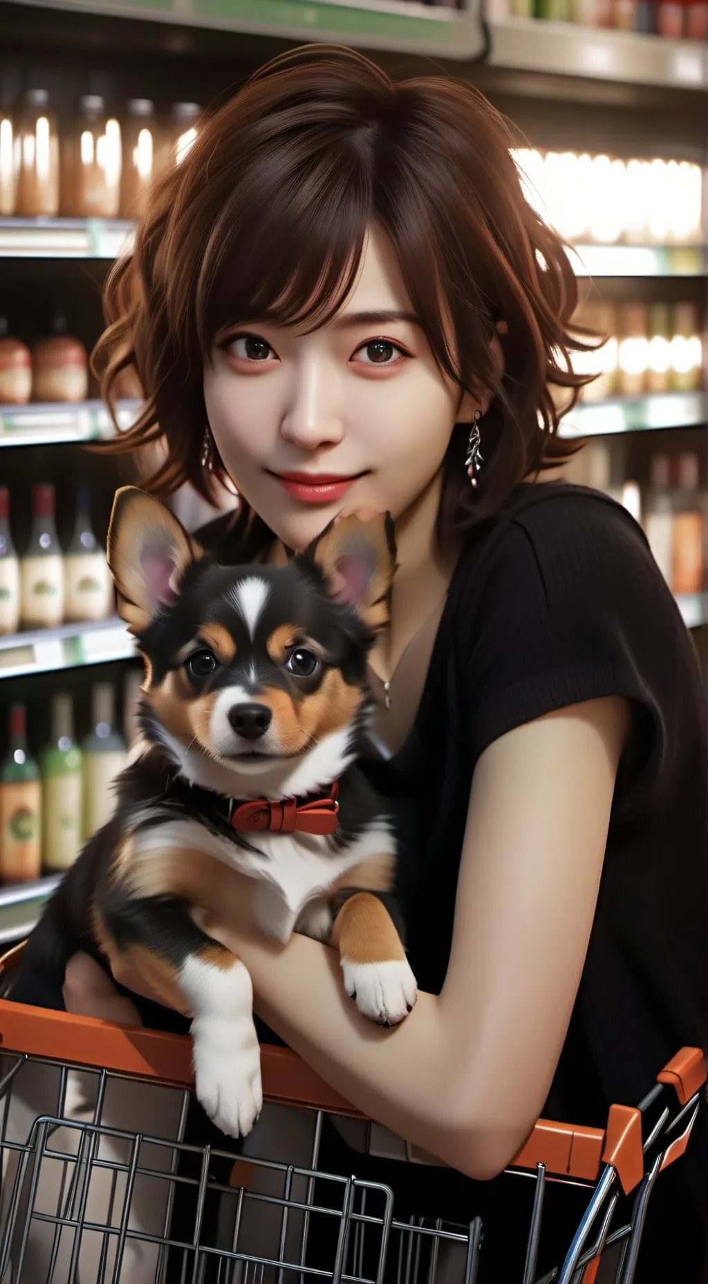 ai character: The Neurotic Shopp background