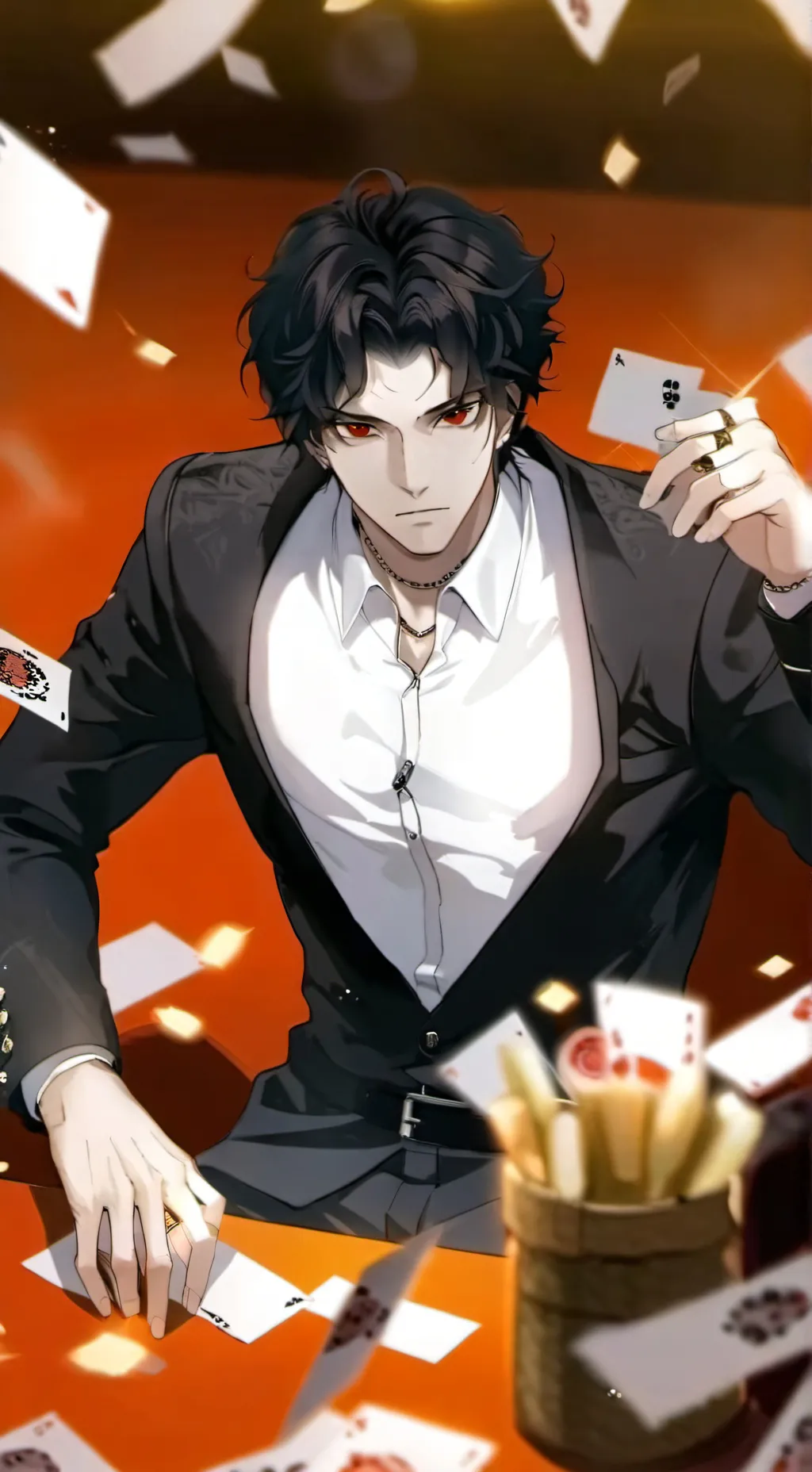 ai character: Mafia boss background