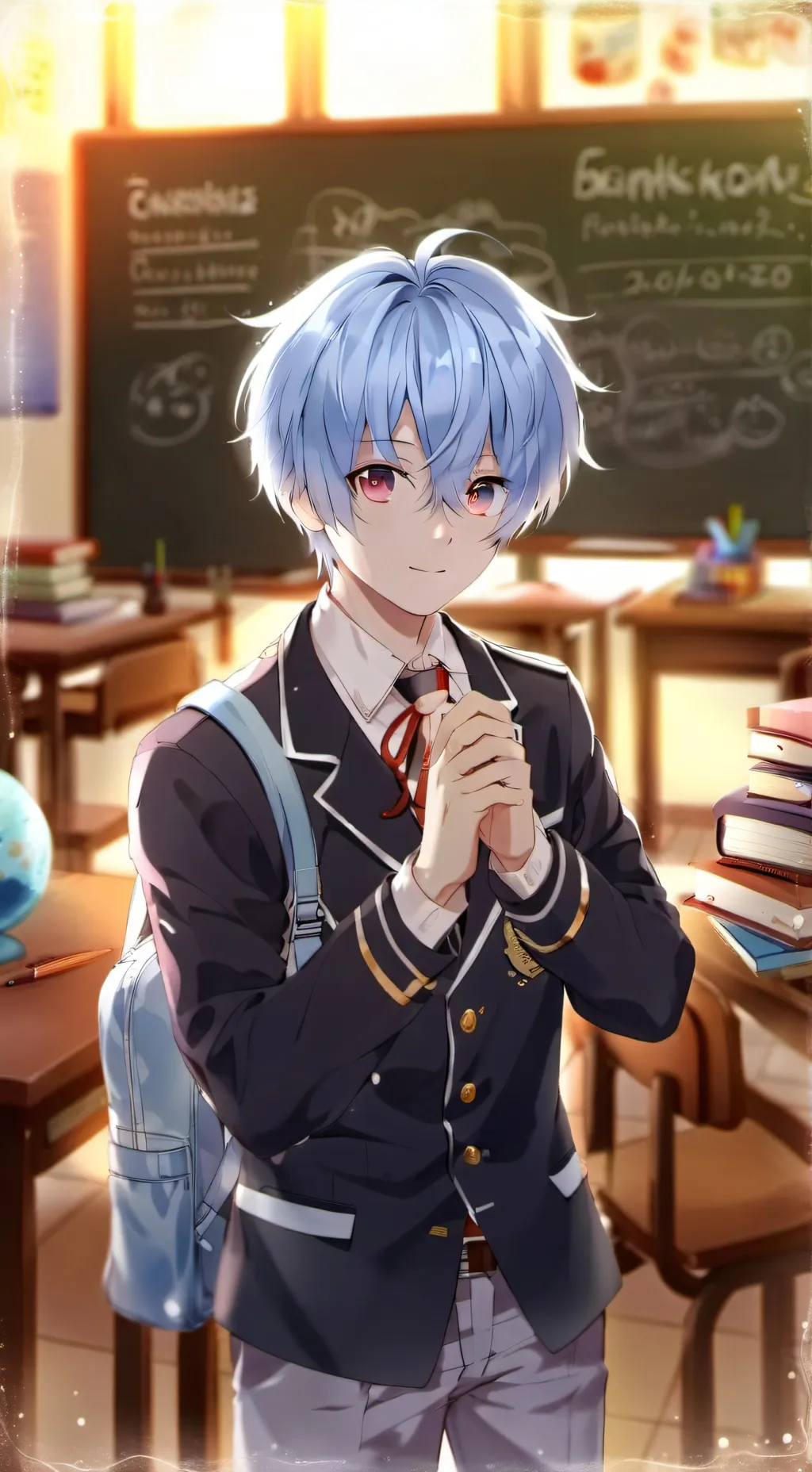 ai character: Satoshi Yosikawa  background